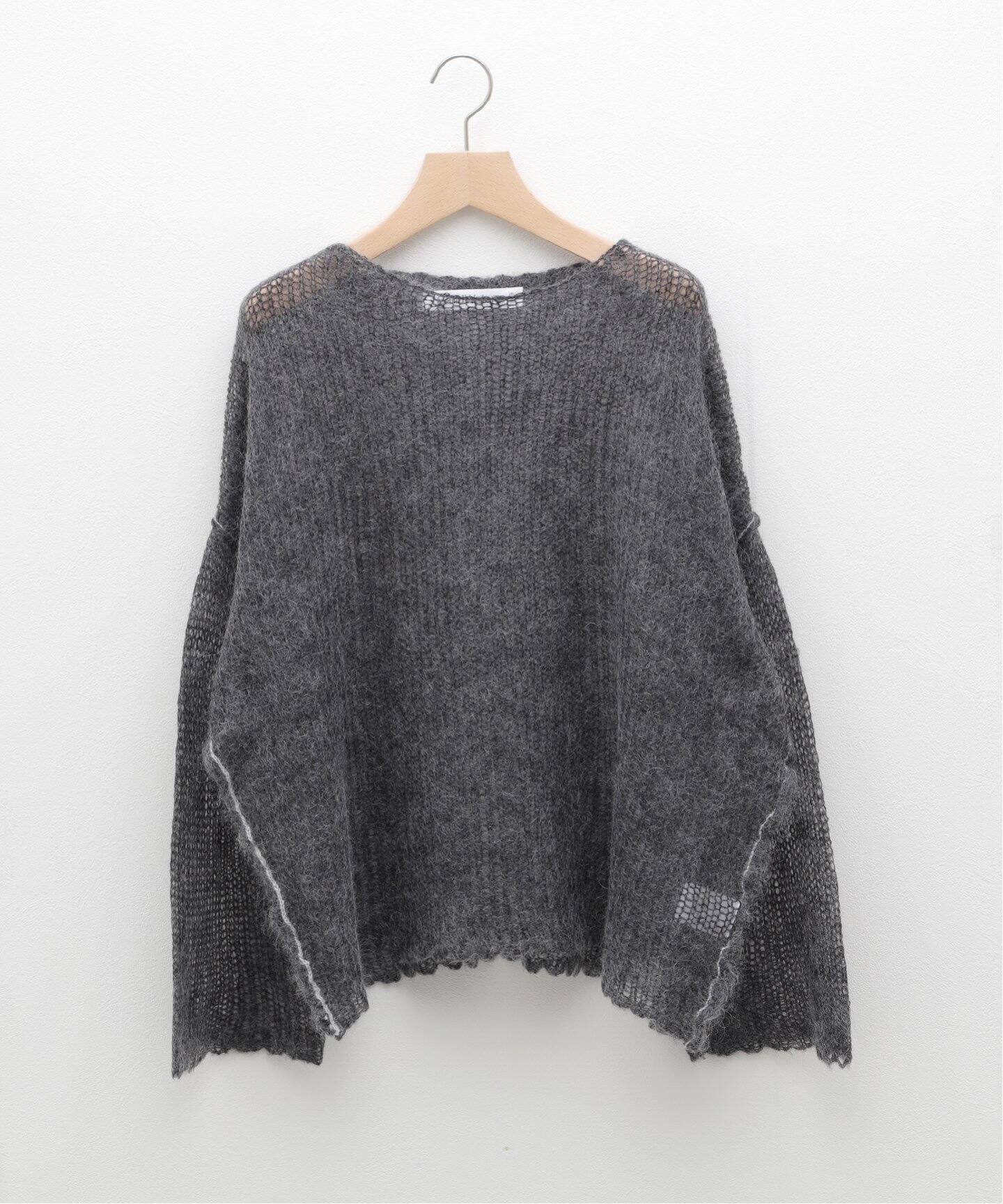 SandWaterr / サンドウォーター】RESEARCHED BOAT NECK SWEATER 