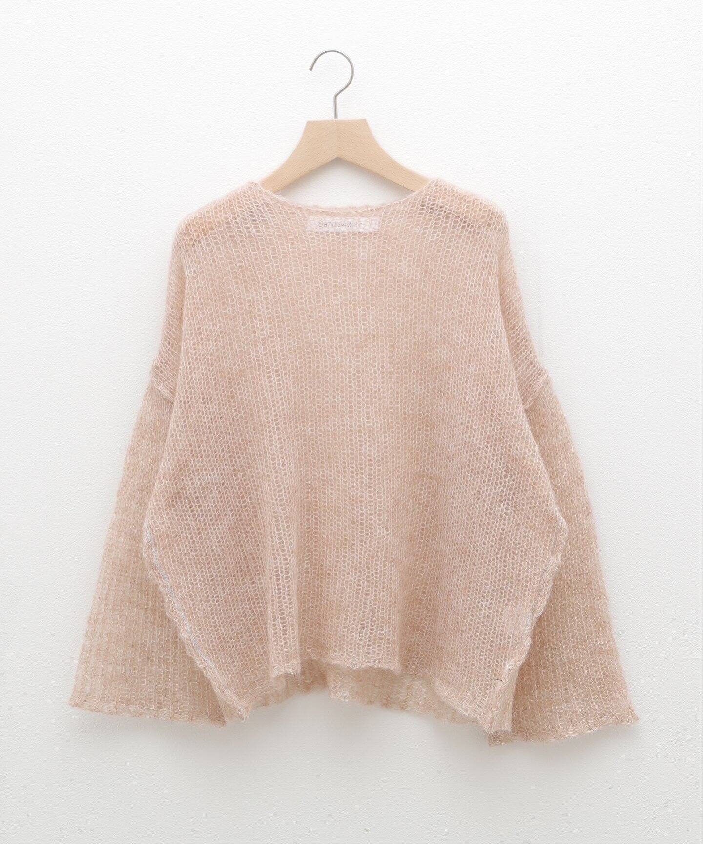 SandWaterr / サンドウォーター】RESEARCHED BOAT NECK SWEATER 