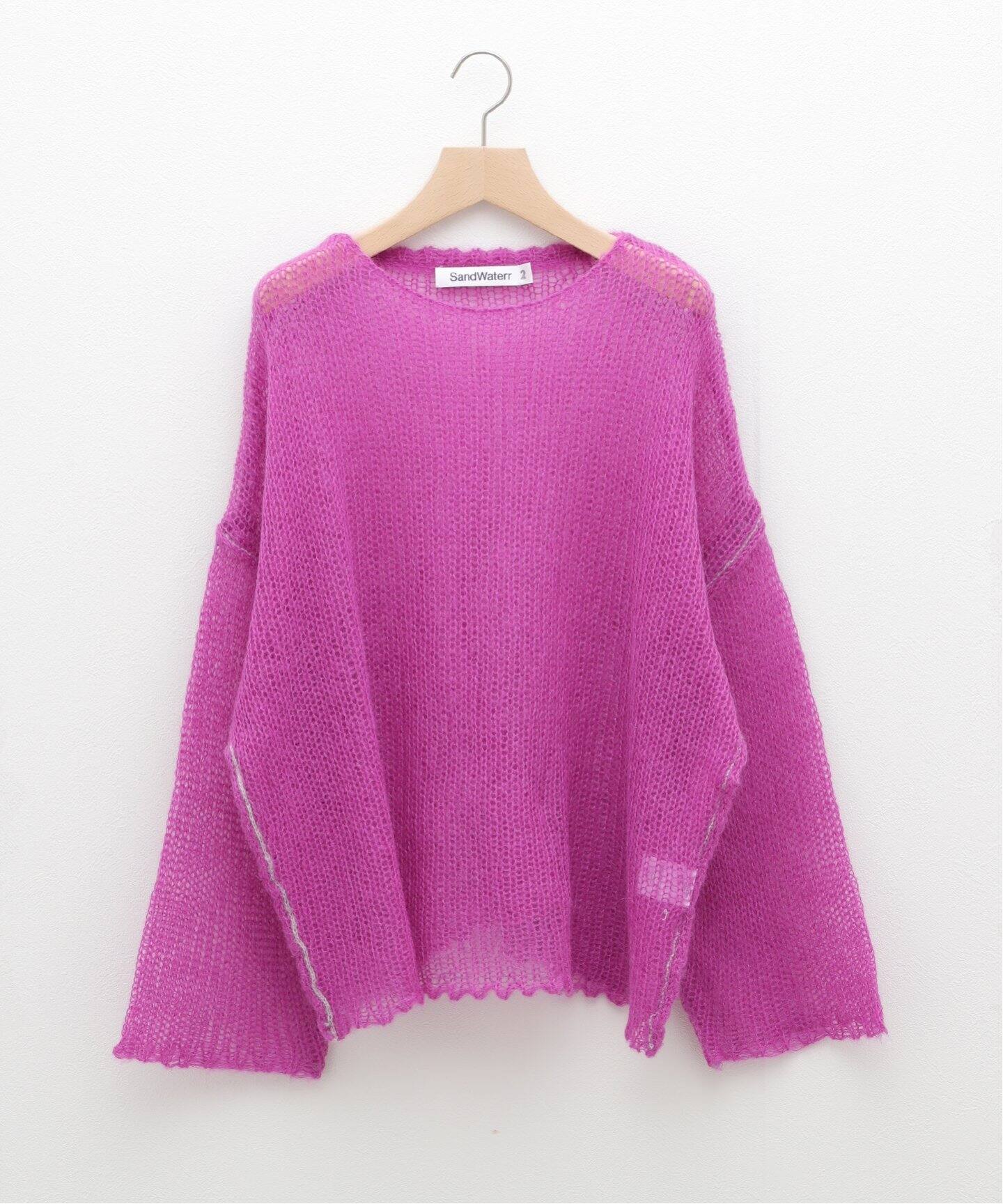 SandWaterr / サンドウォーター】RESEARCHED BOAT NECK SWEATER 