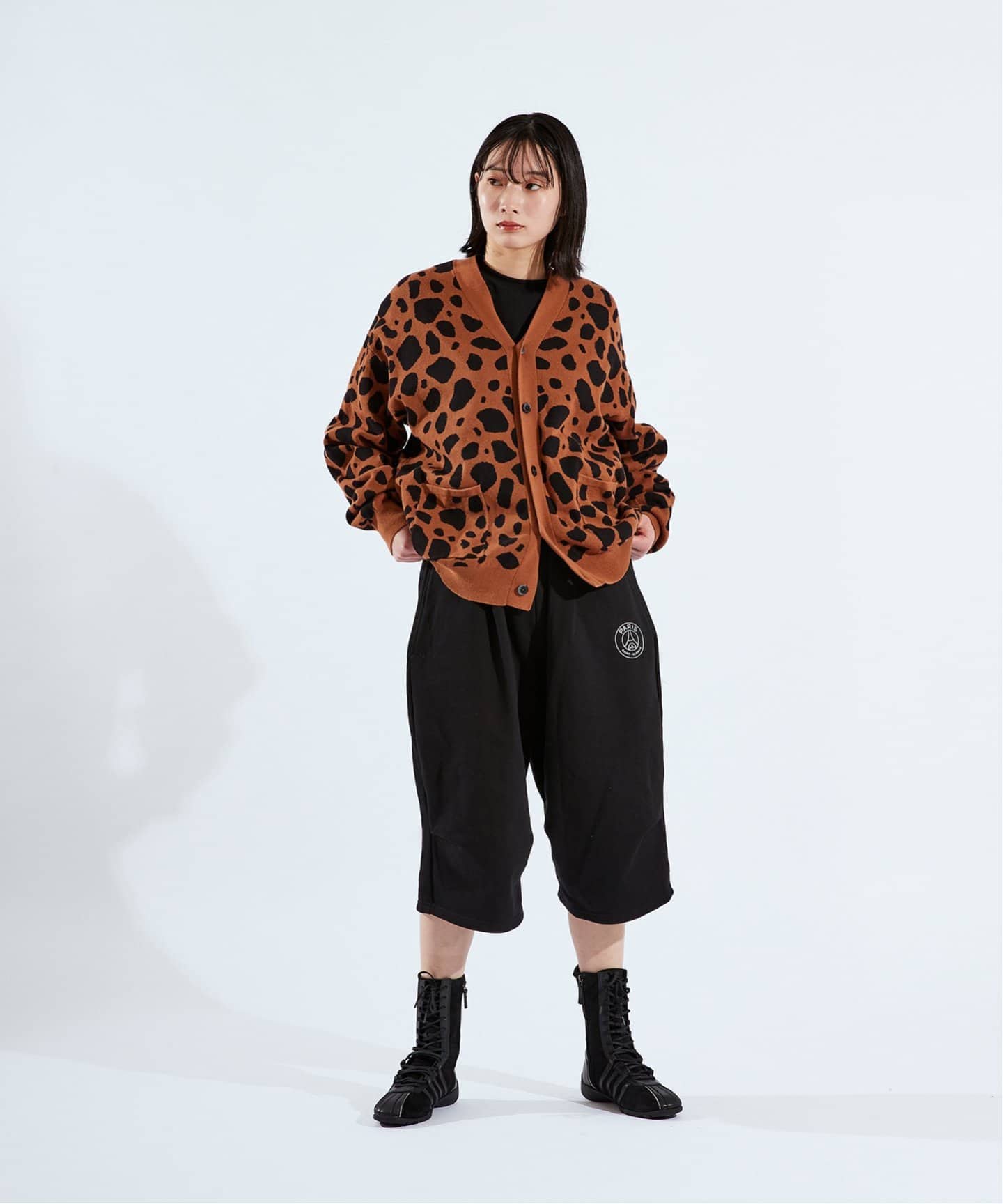 CELINE エディ期 レオパード柄 カーディガン CELINE エディ期 レオパード柄 カーディガン