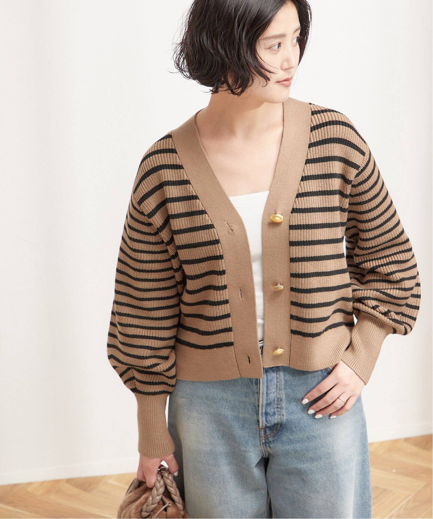 GOLD BUTTON Vネックカーディガン（カーディガン）｜JOURNAL STANDARD  