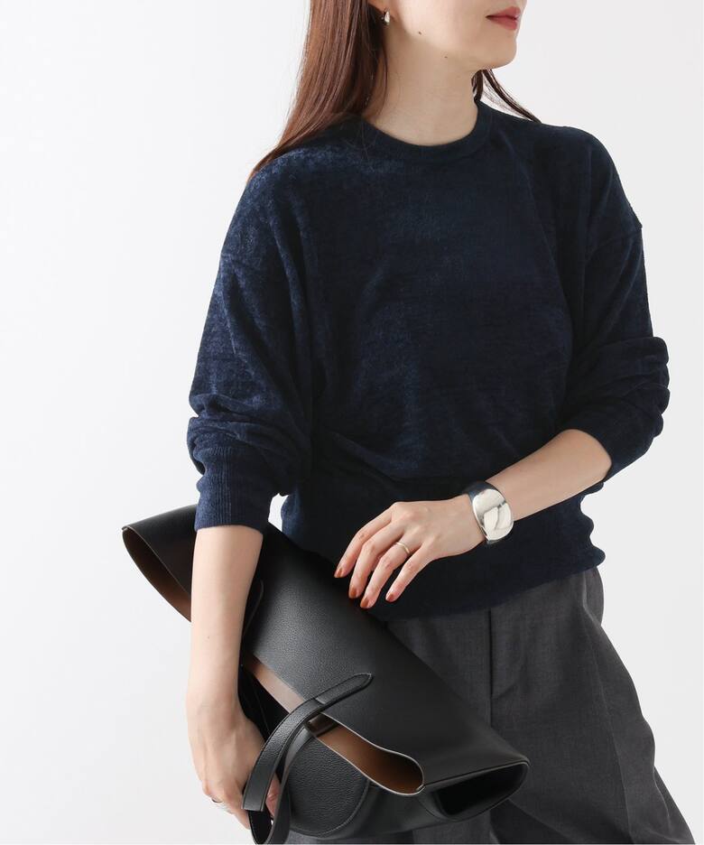 ベロアタッチ プルオーバー（ニット／セーター）｜JOURNAL STANDARD L  