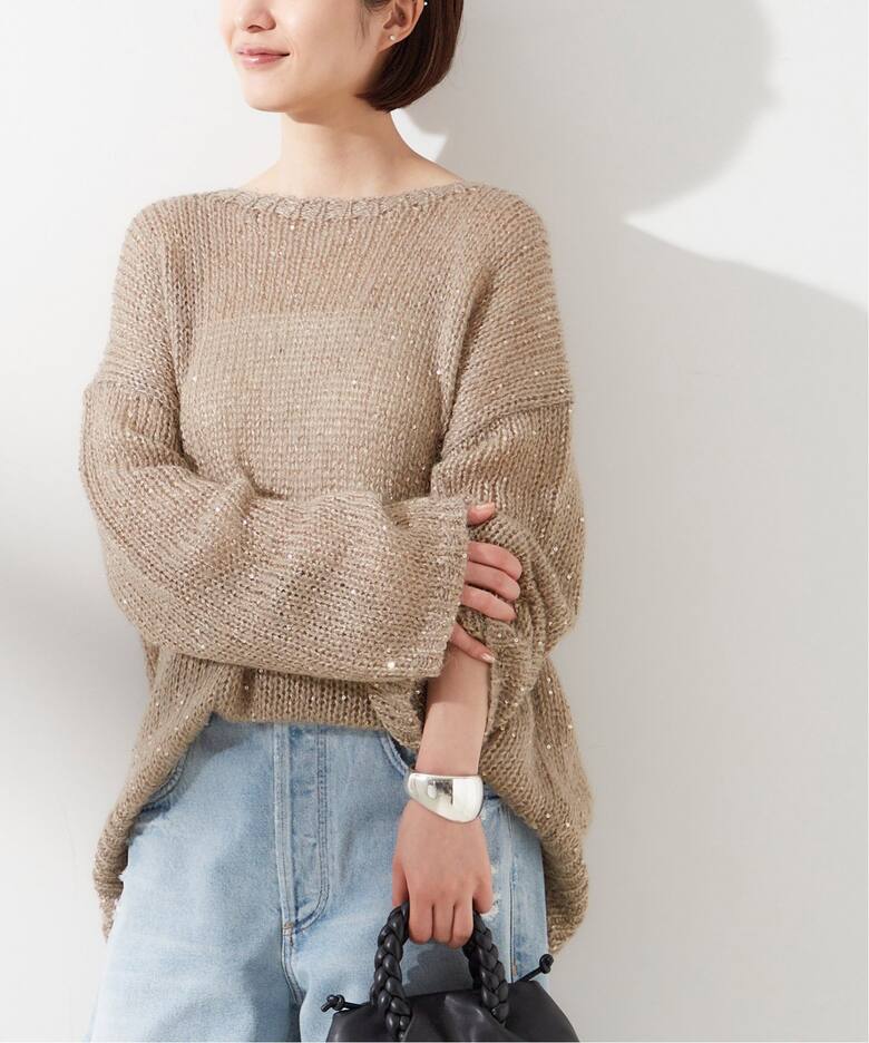 モヘヤMIXスパンコールプルオーバー（ニット／セーター）｜JOURNAL  