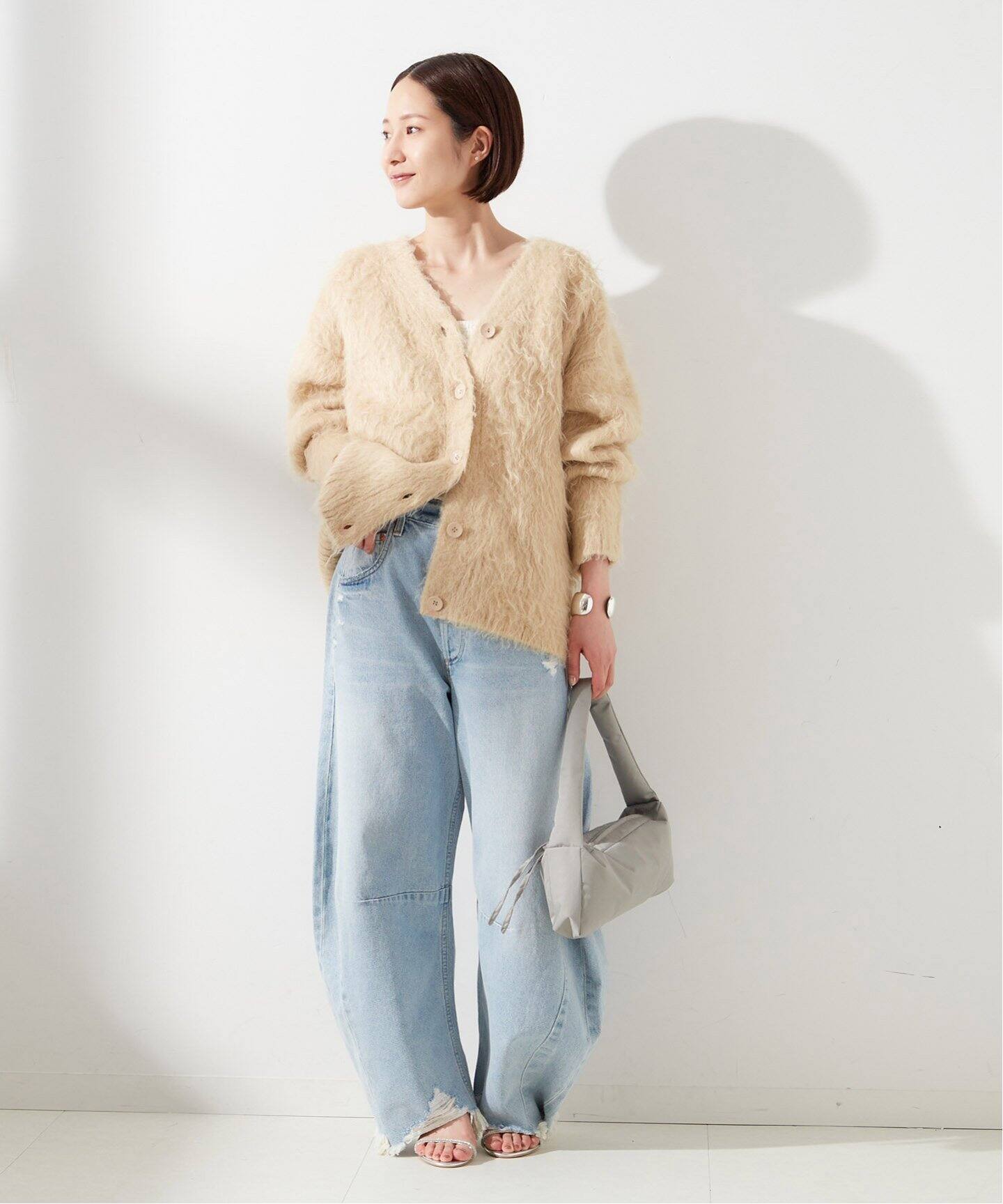 【新品】【2024AW】L'ESSAGE ファーニットカーディガン ファーニットカーディガン（カーディガン）｜JOURNAL STANDARD L