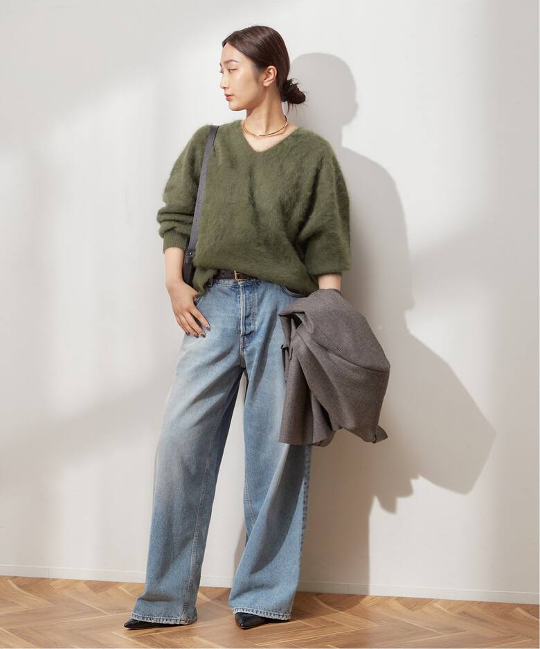 FOX CASHMERE Vネックプルオーバー（ニット／セーター）｜JOURNAL 