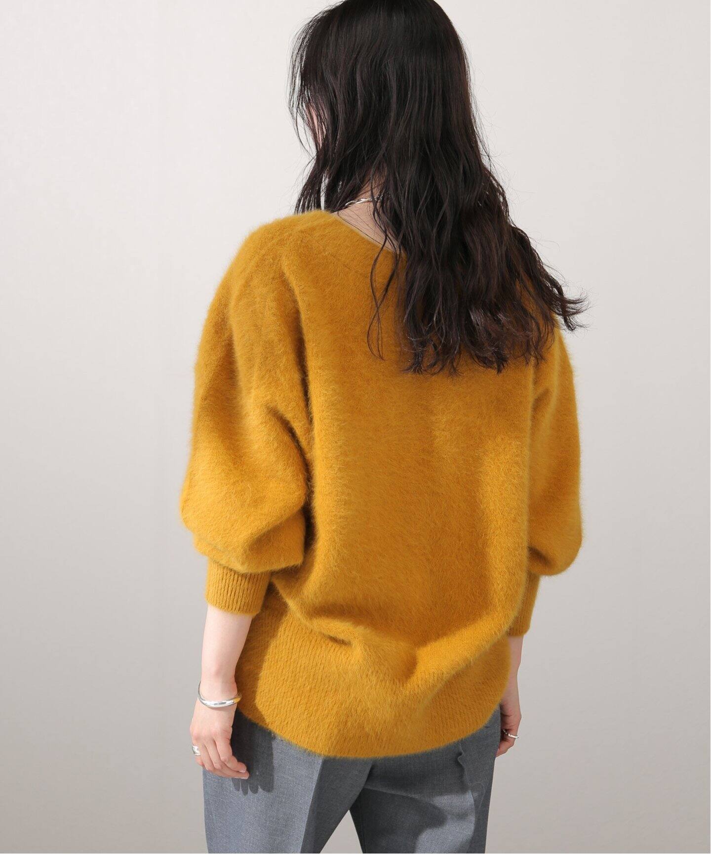 追加》FOX CASHMERE Vネックプルオーバー（ニット／セーター 