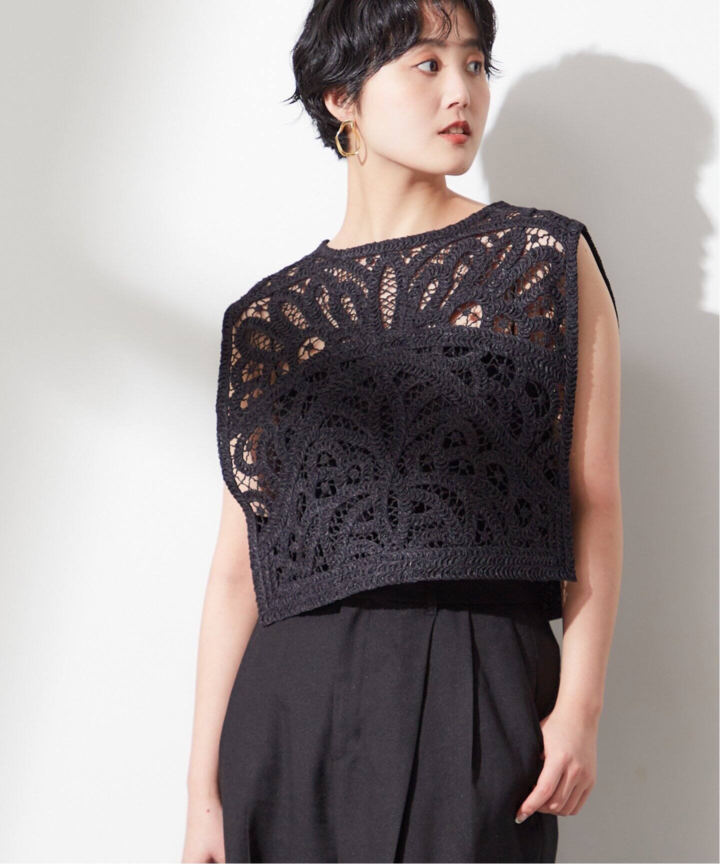 ADAWAS/アダワス】ADWS-308-20/CORD EMBROIDERY VEST：ベスト（ベスト 