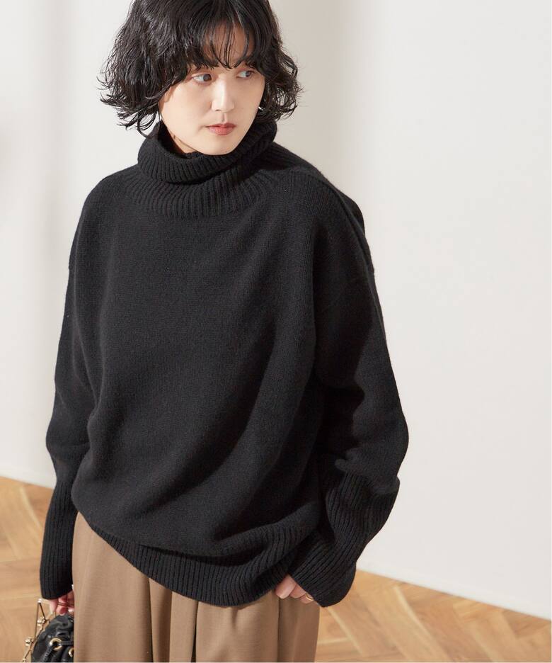 ISLAND TIDES/アイランドタイド】ラムズウールタートルネック（ニット  