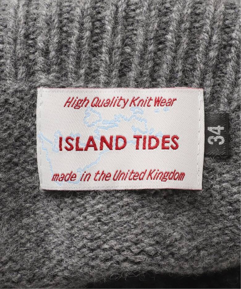 ISLAND TIDES/アイランドタイド】ラムズウールタートルネック（ニット 