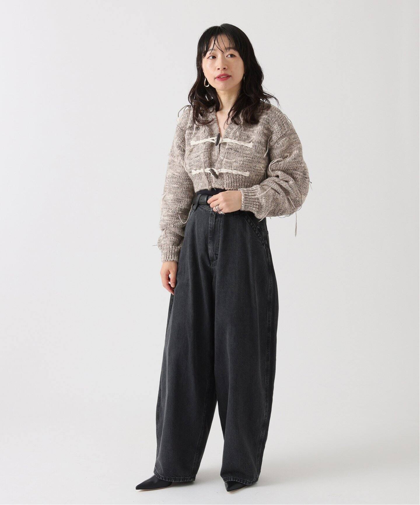 Plage JANE SMITH SNAP 3G SHORT ニット 【公式通販】