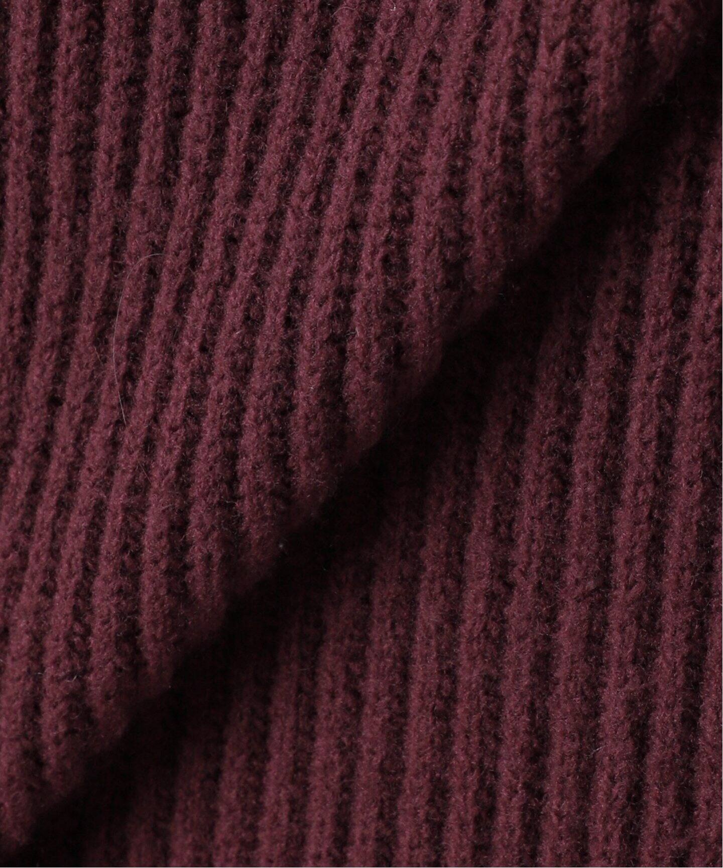 JANE SMITH/ジェーンスミス】7G RIDGE KNITTING LAYERED PUL：ニット 