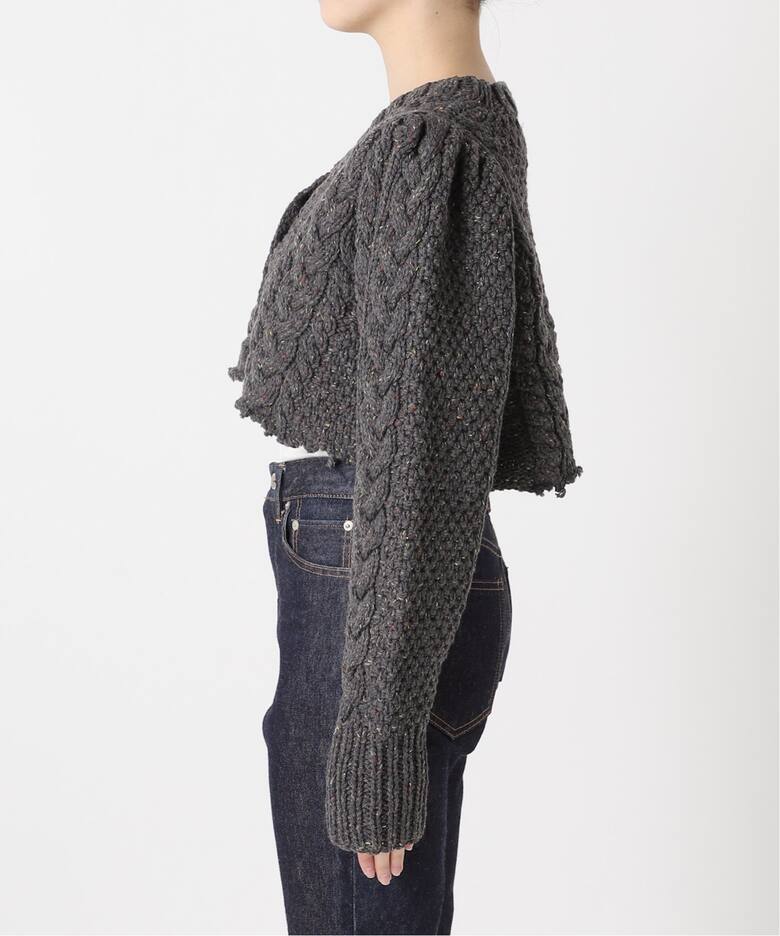 Uhr/ウーア】Cable Short Cardigan：カーディガン（カーディガン  