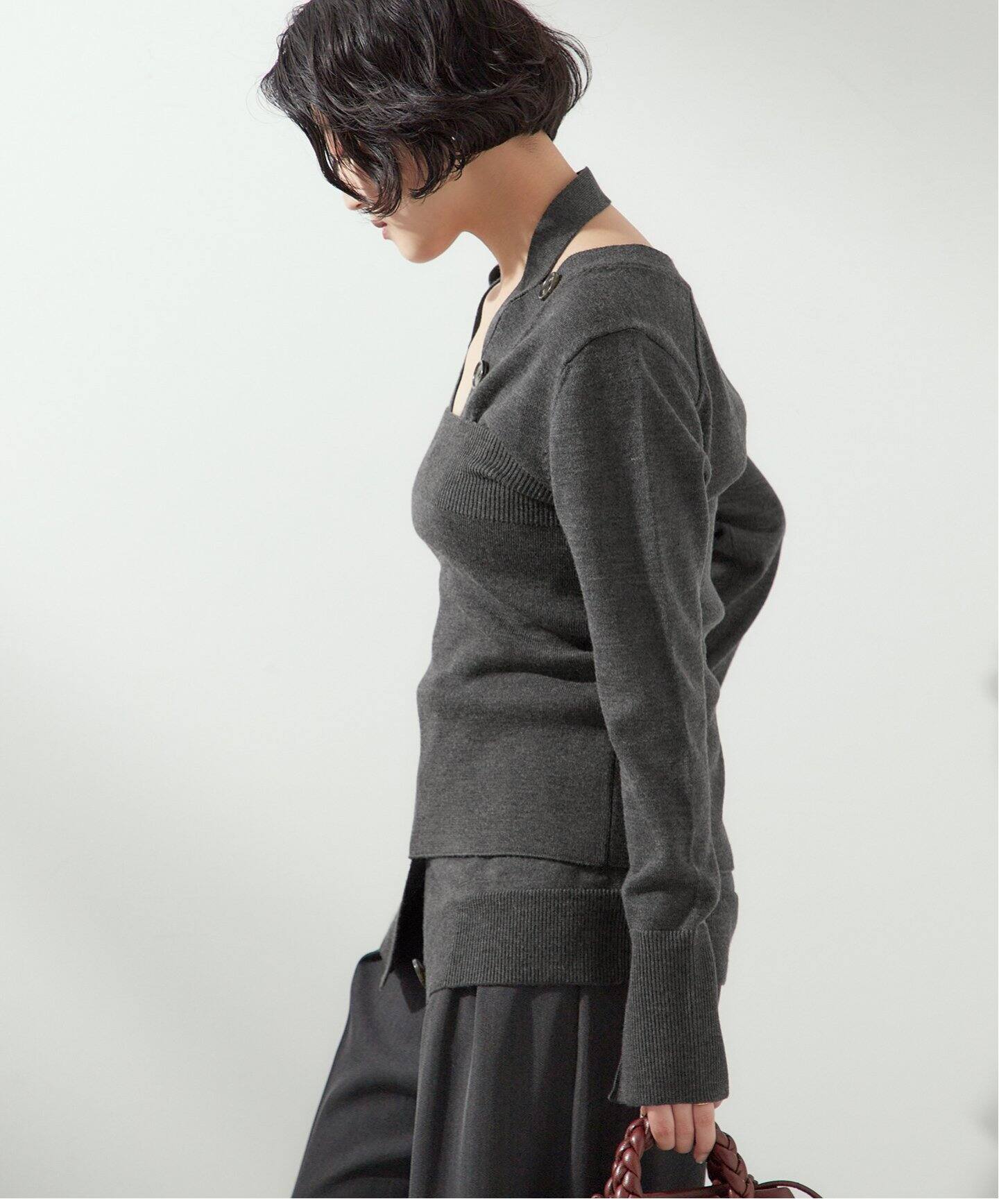 Uhr/ウーア】Layered Knit：ニット（ニット／セーター）｜JOURNAL  