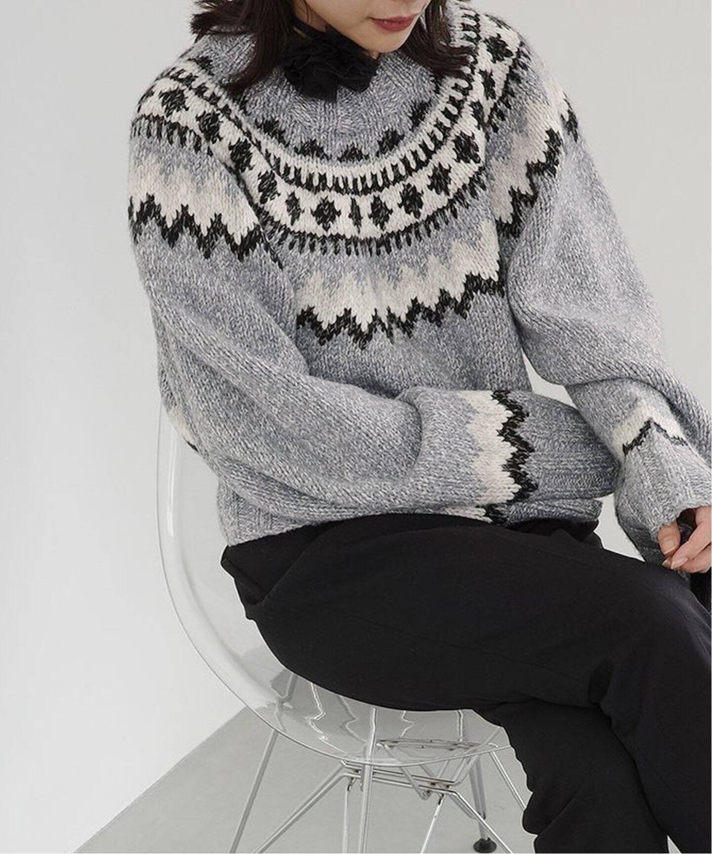 THE NEWHOUSE/ザ ニューハウス】PORTMAN SWEATER：ニット（ニット  