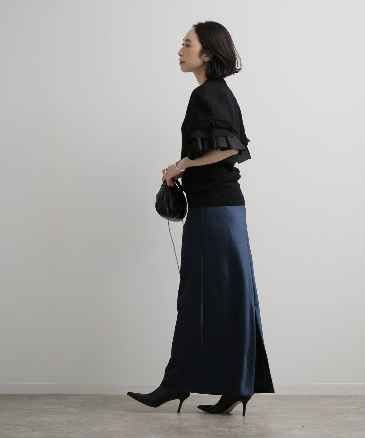 TOGA / トーガ】Melange knit S/S：ニット（ニット／セーター 