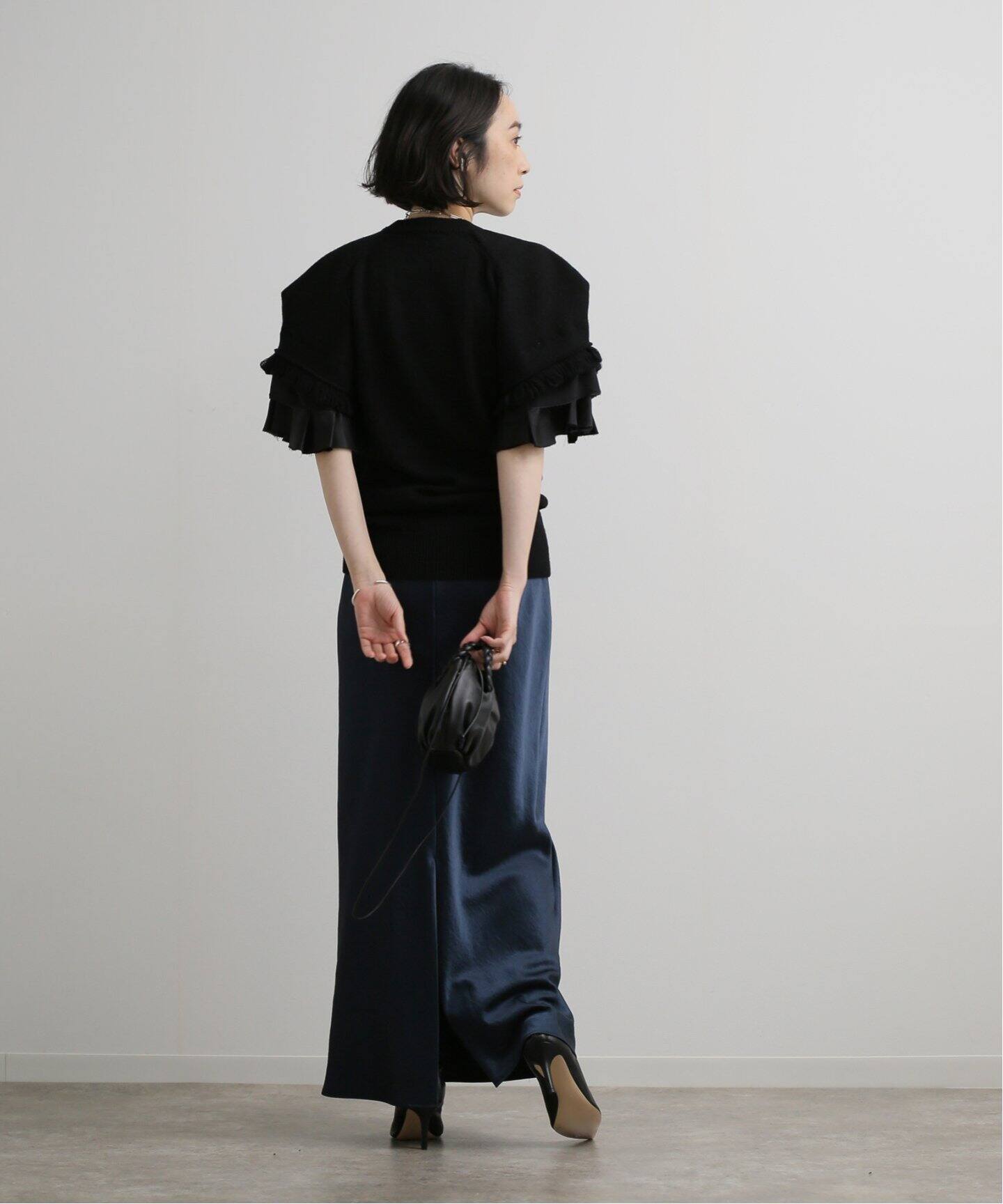 TOGA / トーガ】Melange knit S/S：ニット（ニット／セーター 