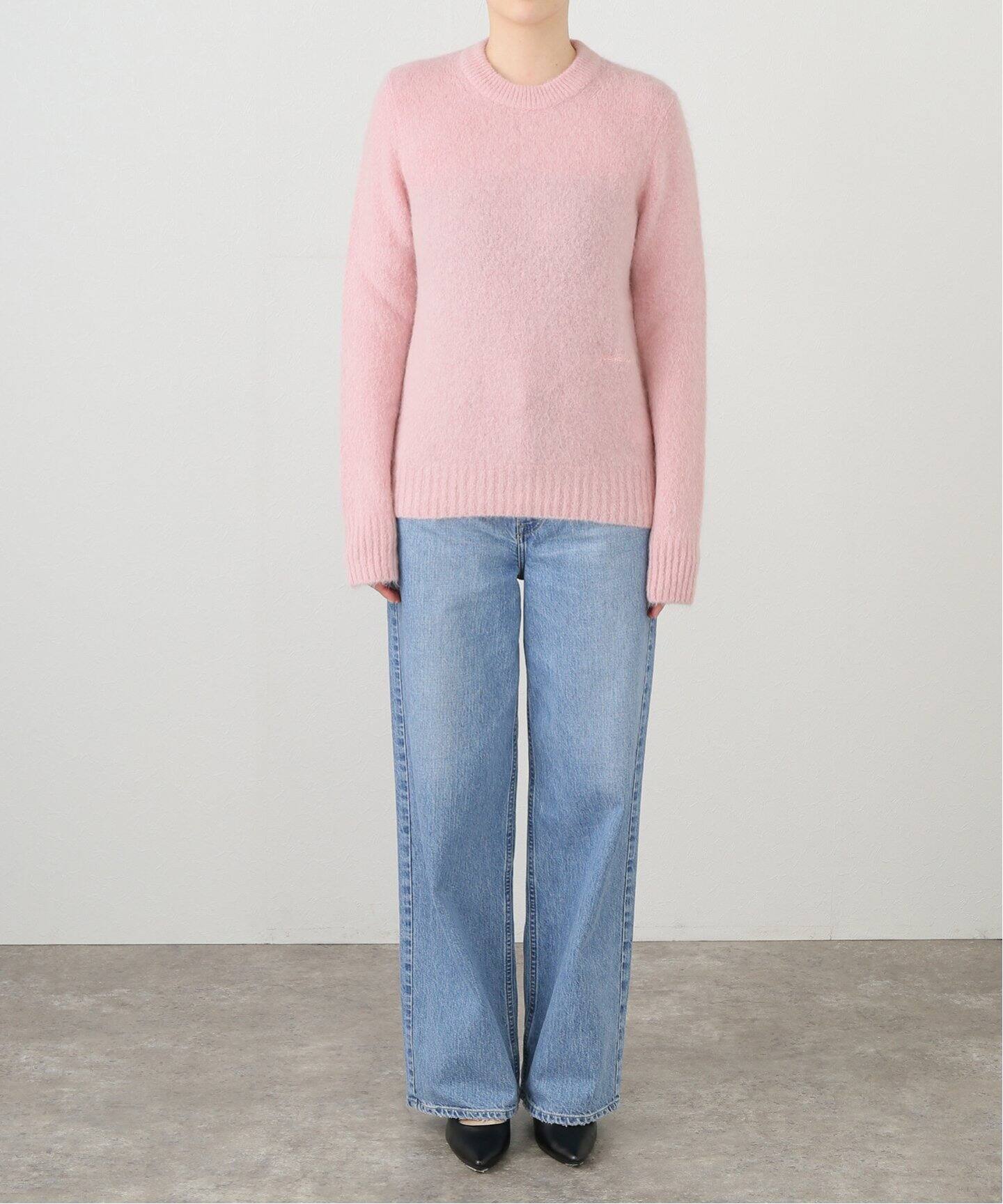 GANNI/ガニー】Brushed Alpaca O-neck：ニット（ニット／セーター 