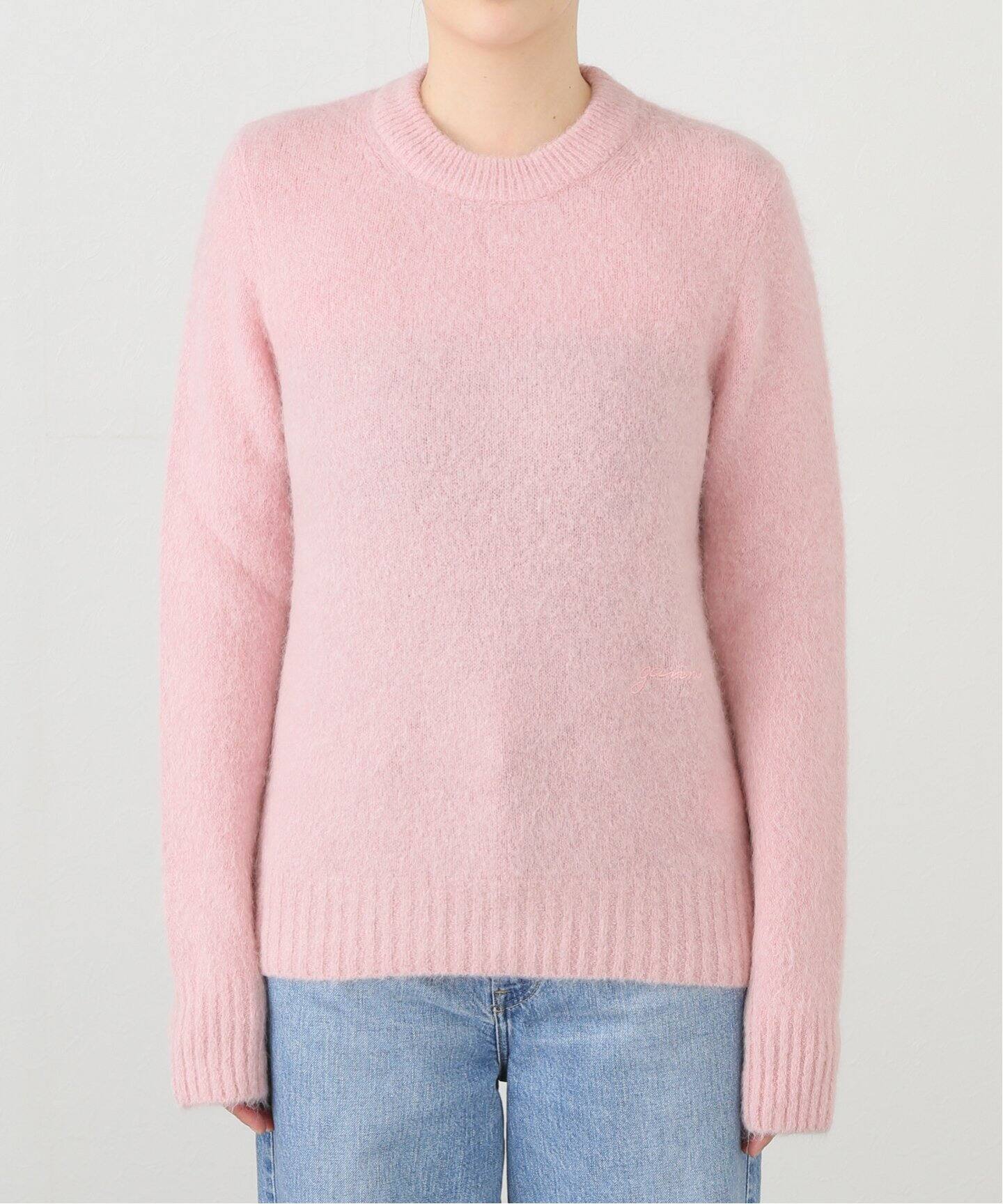 GANNI/ガニー】Brushed Alpaca O-neck：ニット（ニット／セーター  