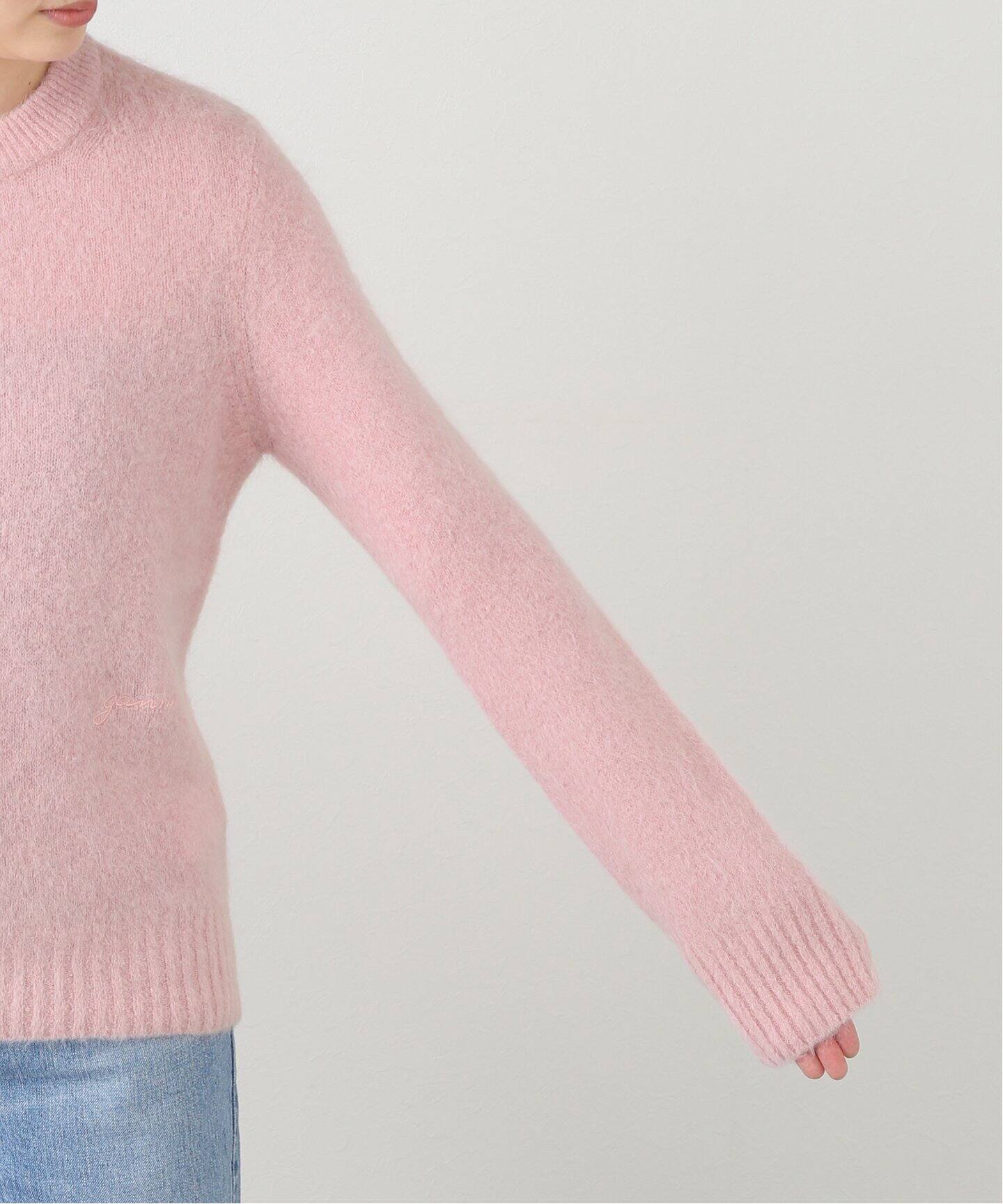 GANNI/ガニー】Brushed Alpaca O-neck：ニット（ニット／セーター 