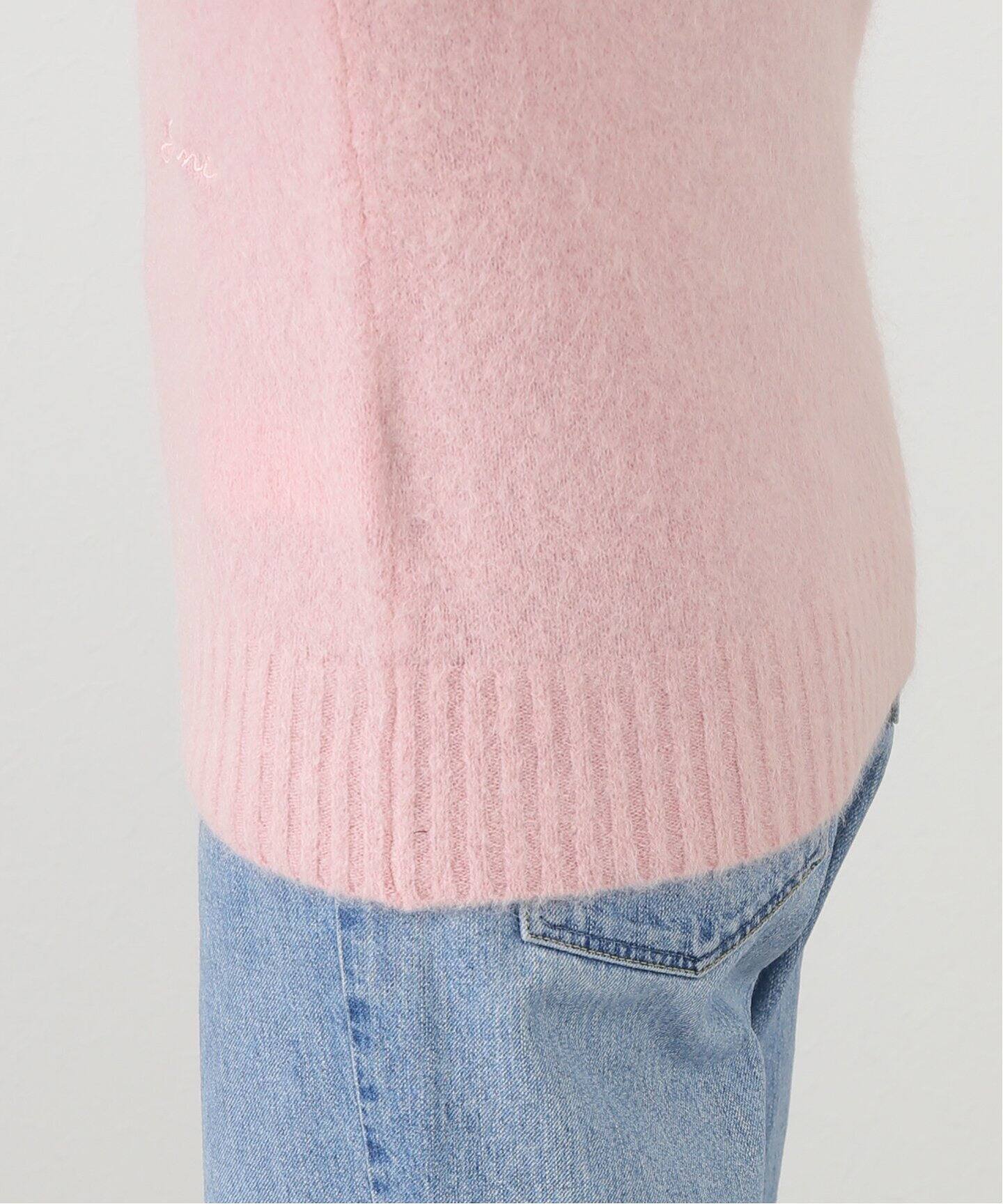 GANNI/ガニー】Brushed Alpaca O-neck：ニット（ニット／セーター 