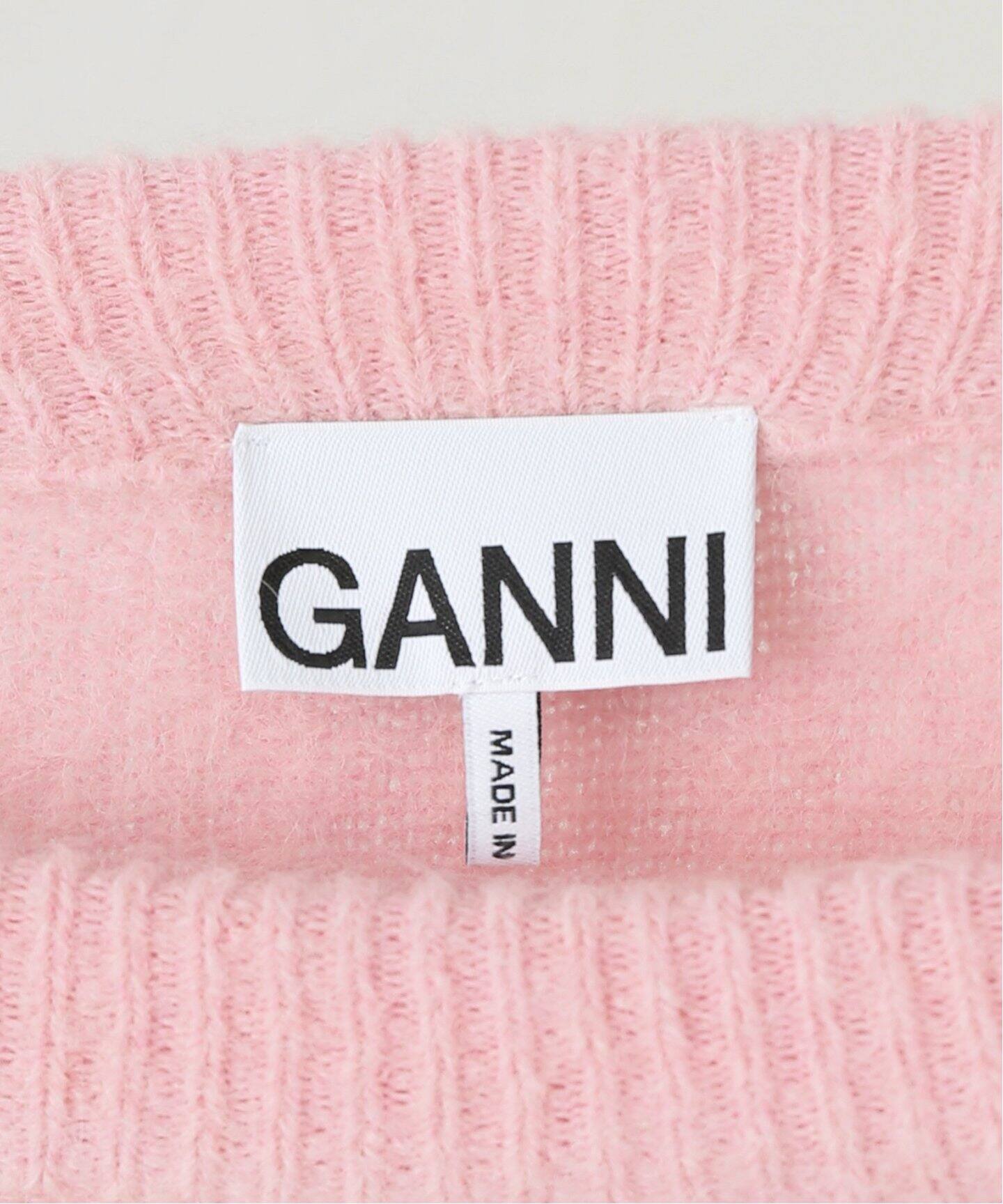 GANNI/ガニー】Brushed Alpaca O-neck：ニット（ニット／セーター 
