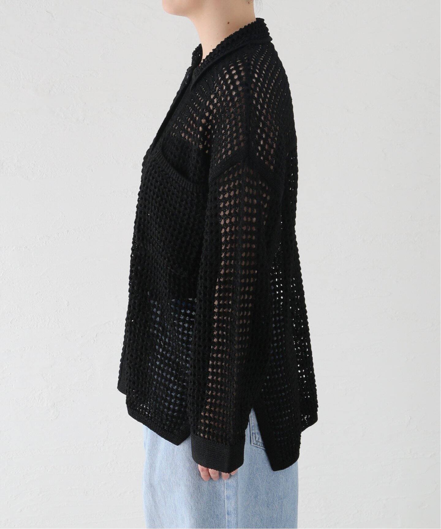 ペーパーヤーン メッシュシャツ（ニット／セーター）｜JOURNAL  