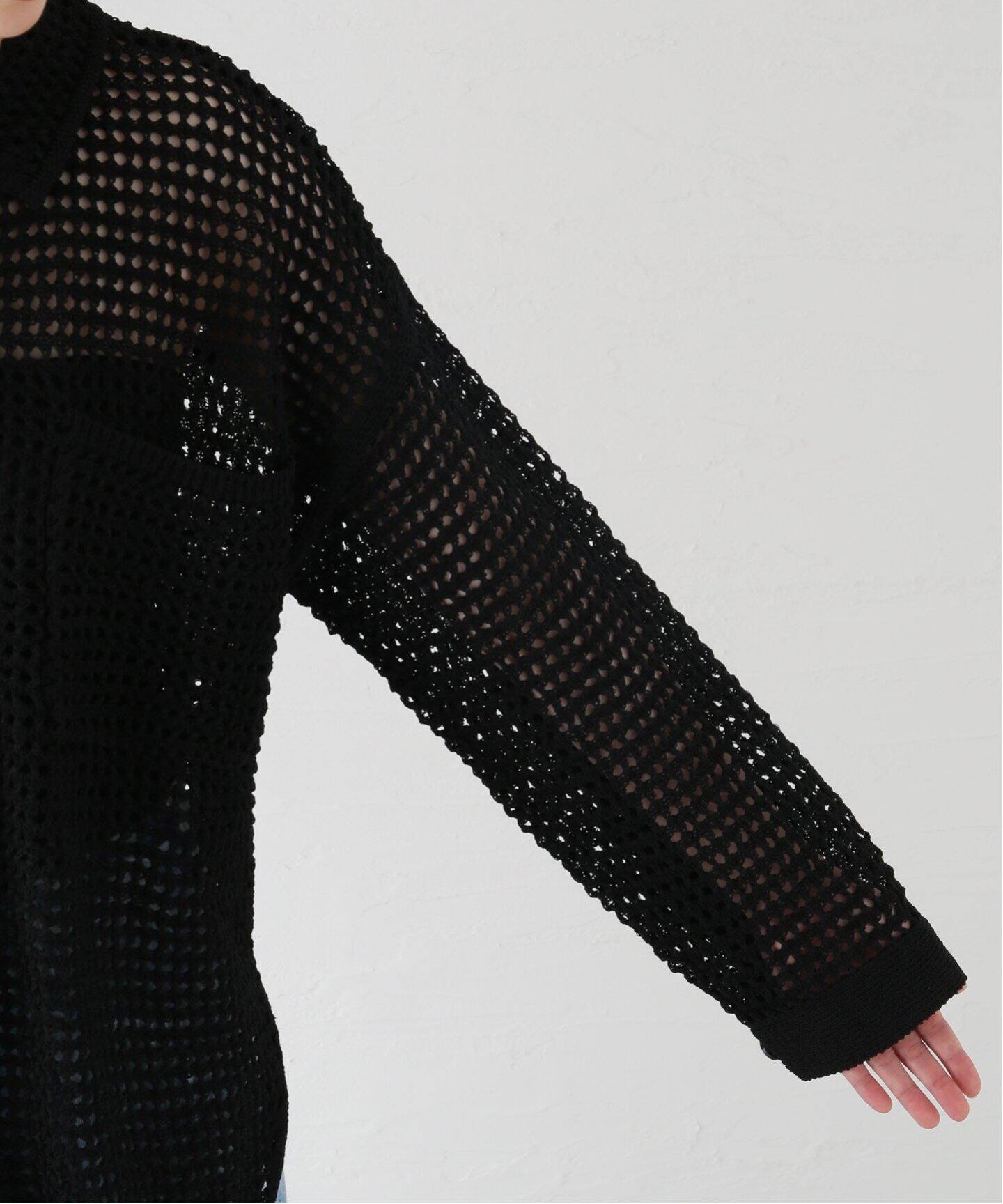 ペーパーヤーン メッシュシャツ（ニット／セーター）｜JOURNAL  