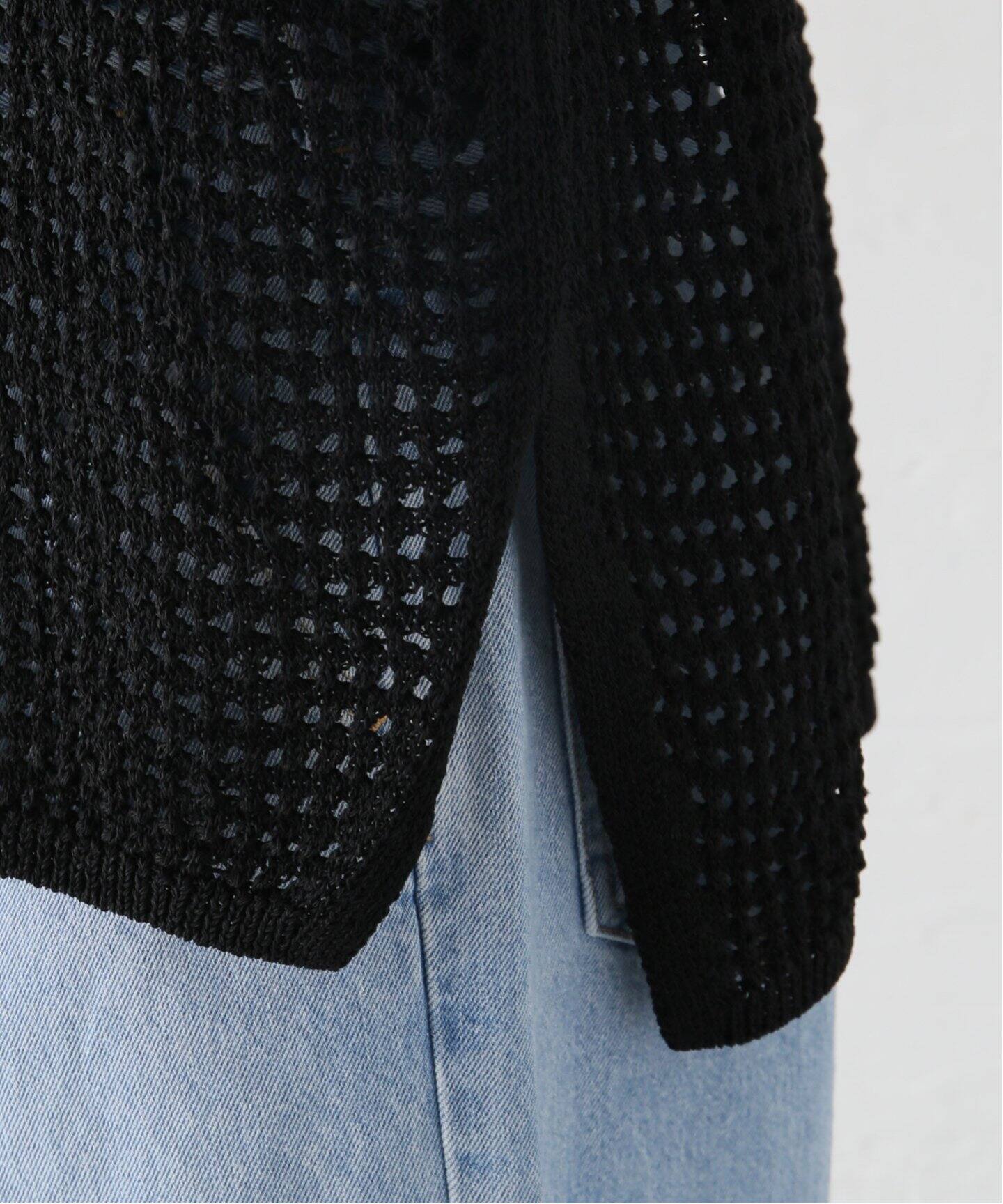 ペーパーヤーン メッシュシャツ（ニット／セーター）｜JOURNAL  