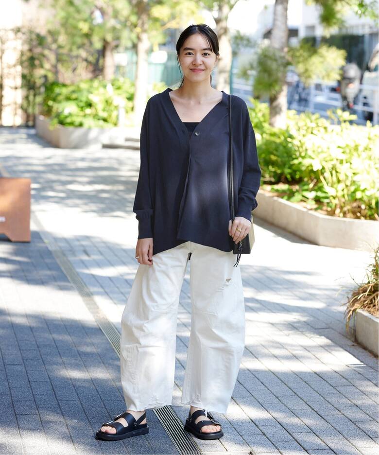 アイスコットンワイドVカーディガン（カーディガン）｜JOURNAL  