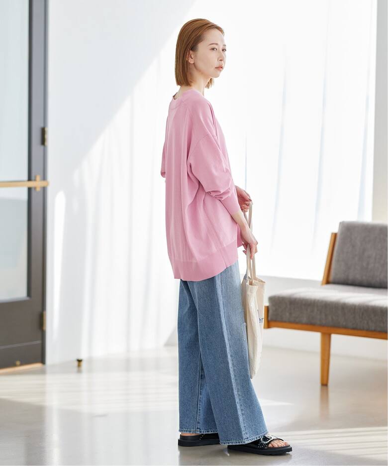 アイスコットンワイドVカーディガン（カーディガン）｜JOURNAL  