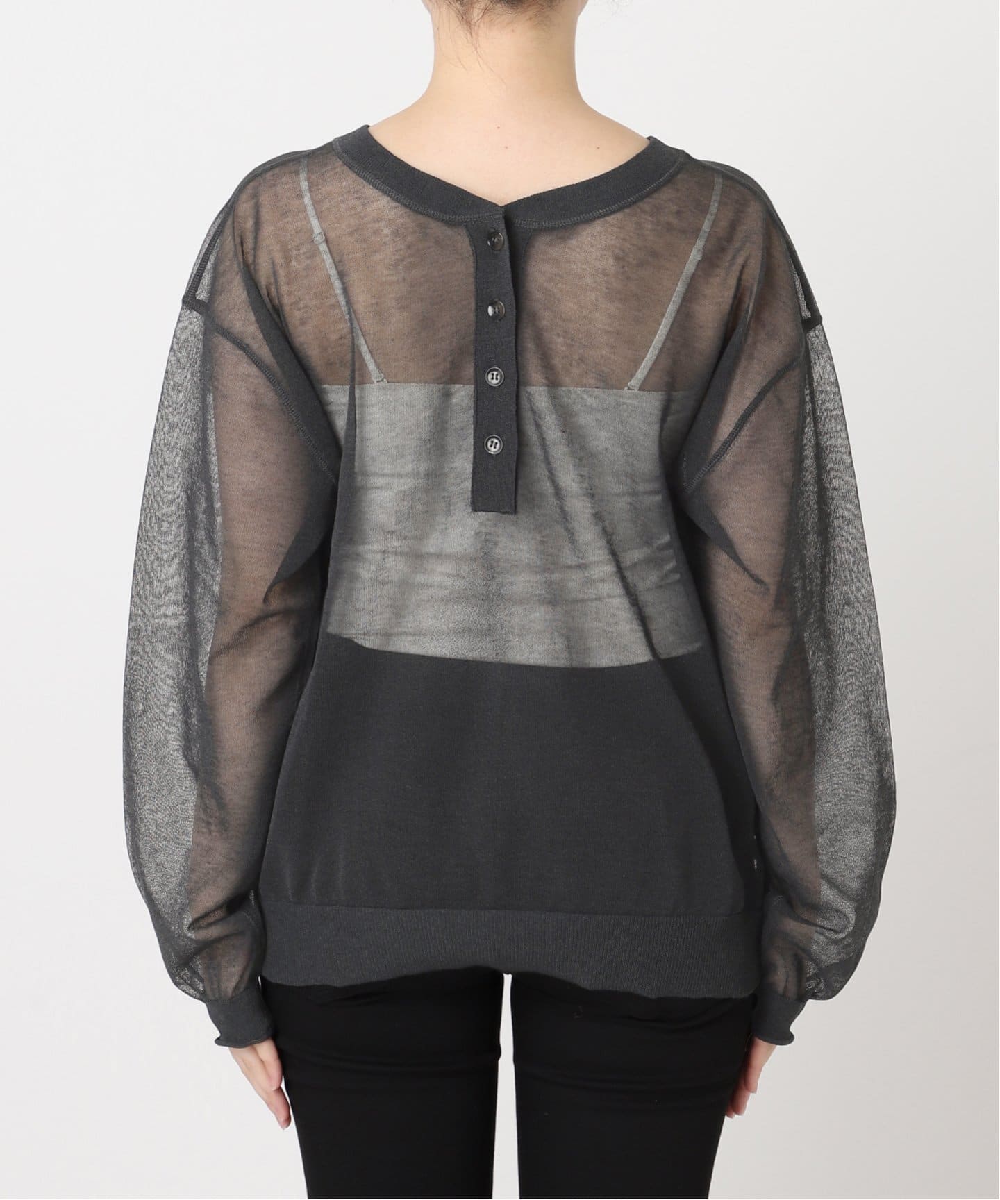 2WAYシアーヘンリープルオーバー（ニット／セーター）｜JOURNAL