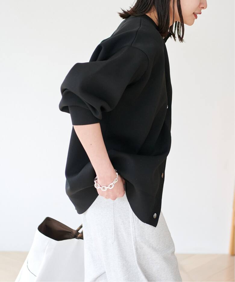 WEB限定追加3》ウォッシャブルバナナスリーブカーディガン  