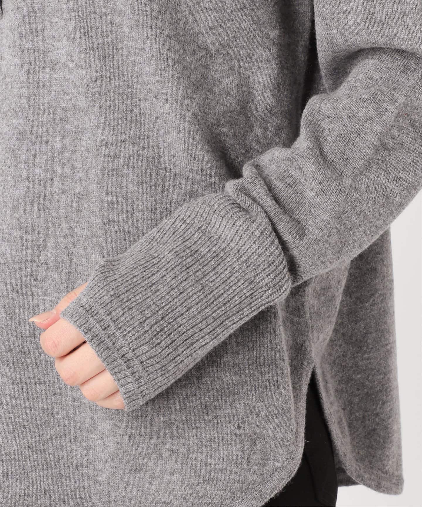 未使用 girlish セントセシリア ヤク 2way 長袖 ニット グレー 未使用 girlish セントセシリア ヤク 2way 長袖 ニット グレー St