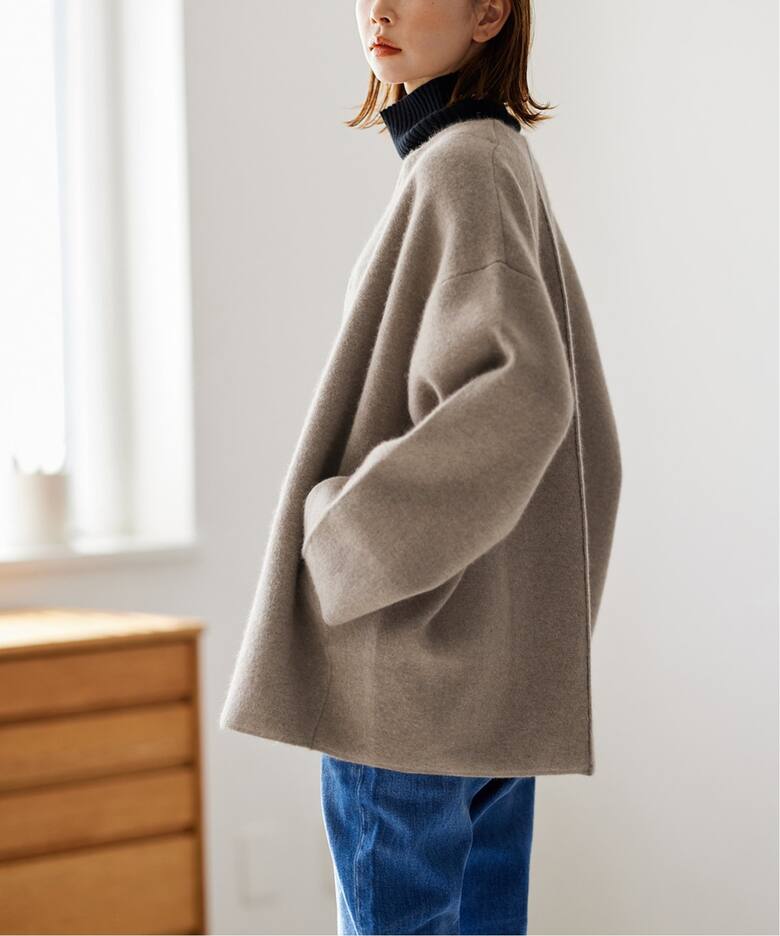 追加》ダブルフェイスコクーンカーディガン（カーディガン）｜JOURNAL  