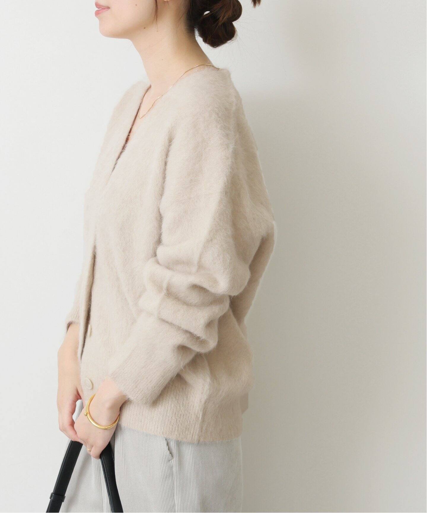 アルパカミックスファーVカーディガン（カーディガン）｜JOURNAL  