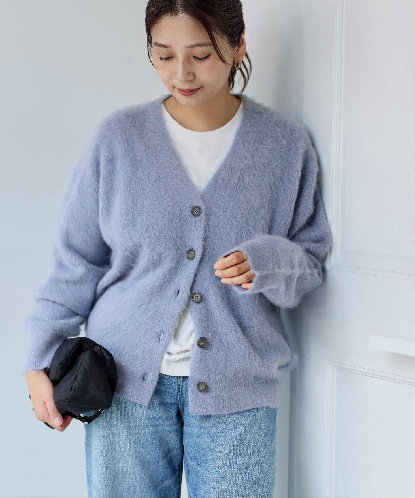 アルパカミックスファーVカーディガン（カーディガン）｜JOURNAL  