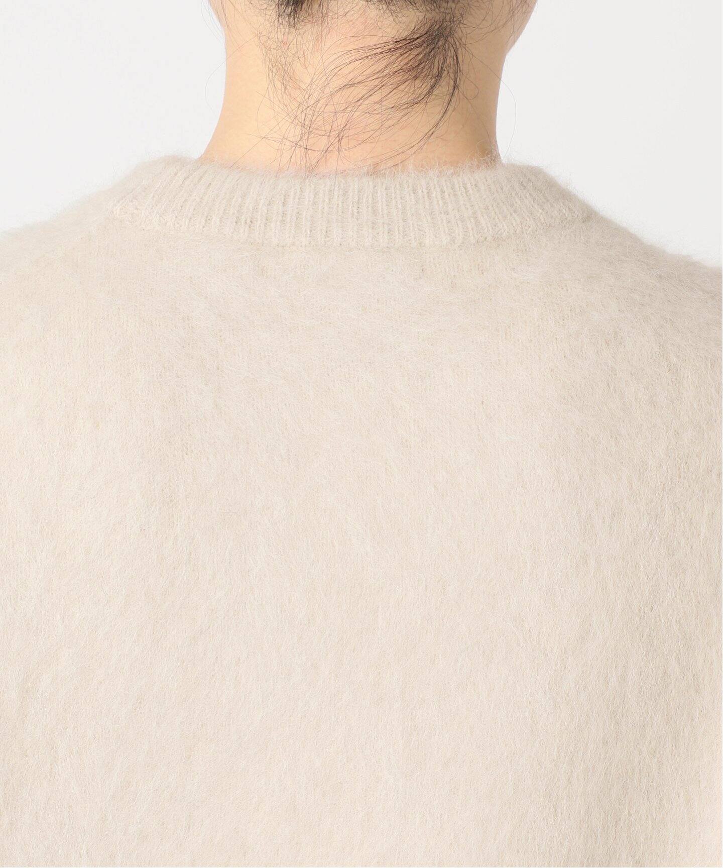 アルパカミックスファークルーネックプルオーバー（ニット／セーター