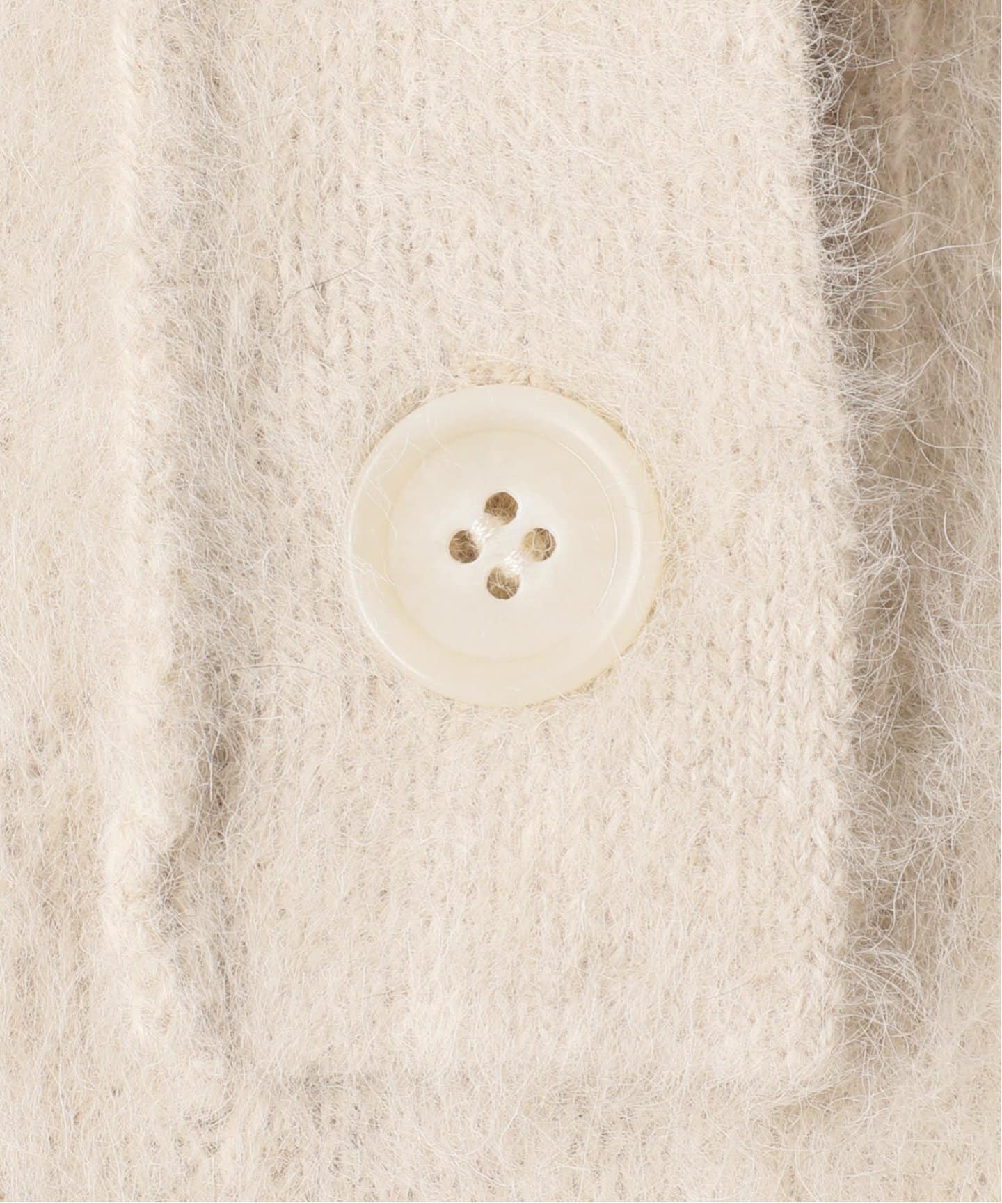 アルパカミックスファー襟付きプルオーバー（ニット／セーター