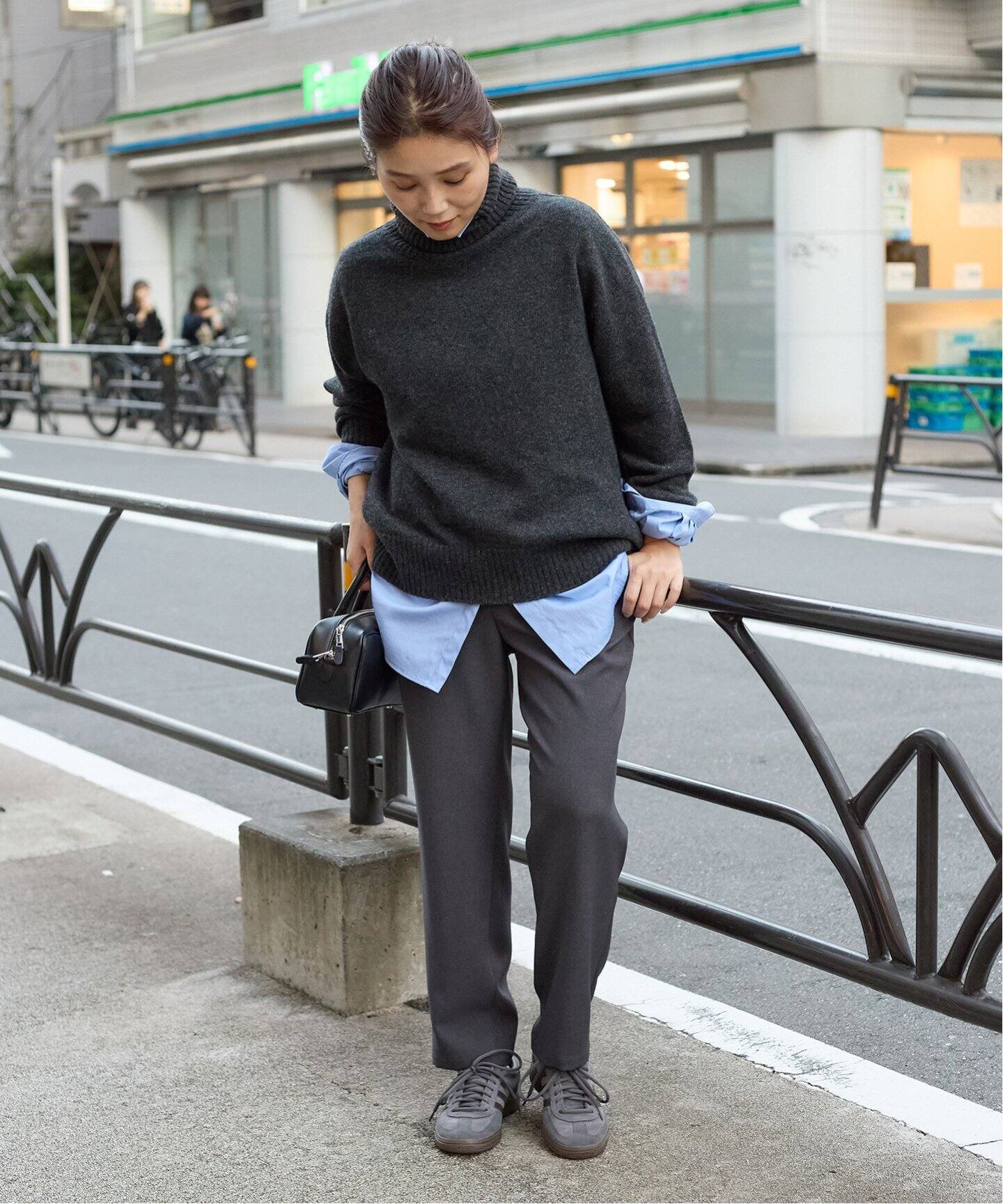 ウールベイビーミンクタートルプルオーバー（ニット／セーター