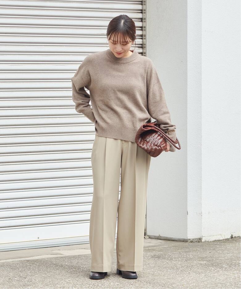 ウールベイビーミンククループルオーバー（ニット／セーター  