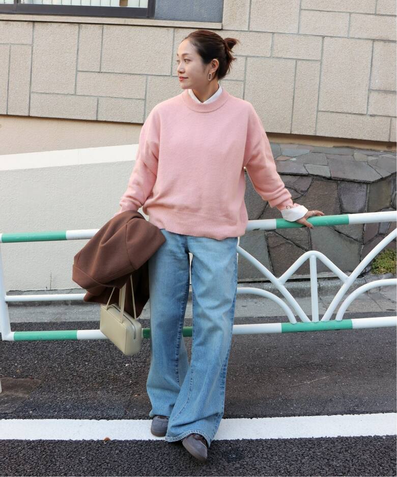 ウールベイビーミンククループルオーバー（ニット／セーター  