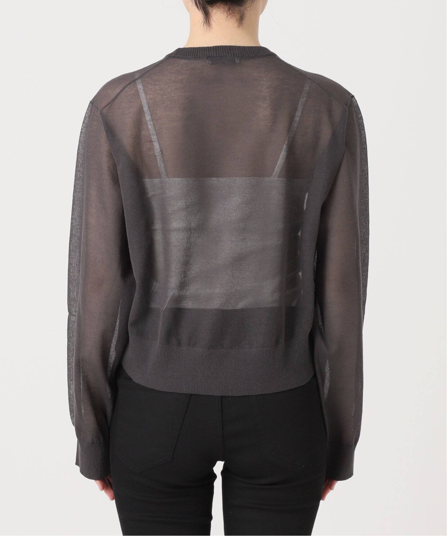 未使用 24AW JOURNAL STANDARD ジャーナルスタンダード シアーモヘアMIXプルオーバー ニット セーター 24080400356030 F グレー レディース 古着 中古 JOURNAL STANDARD 未使用 24AW ジャーナルスタンダード