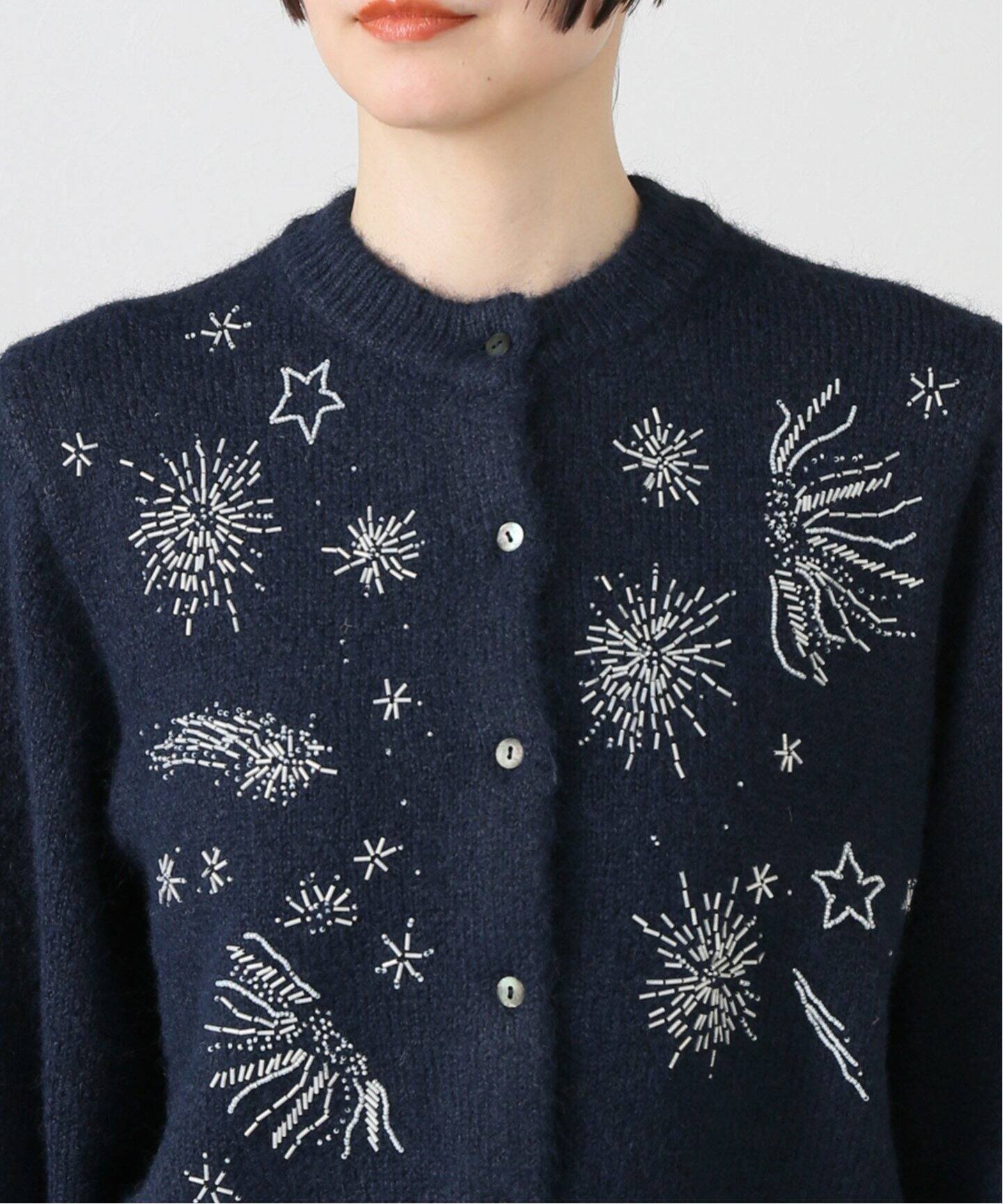 ビーズエンブロイダリーカーディガン（カーディガン）｜JOURNAL  
