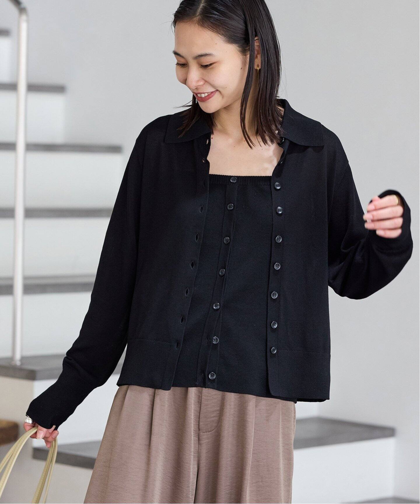 VOCE襟付きカーディガン（カーディガン）｜JOURNAL STANDARD  