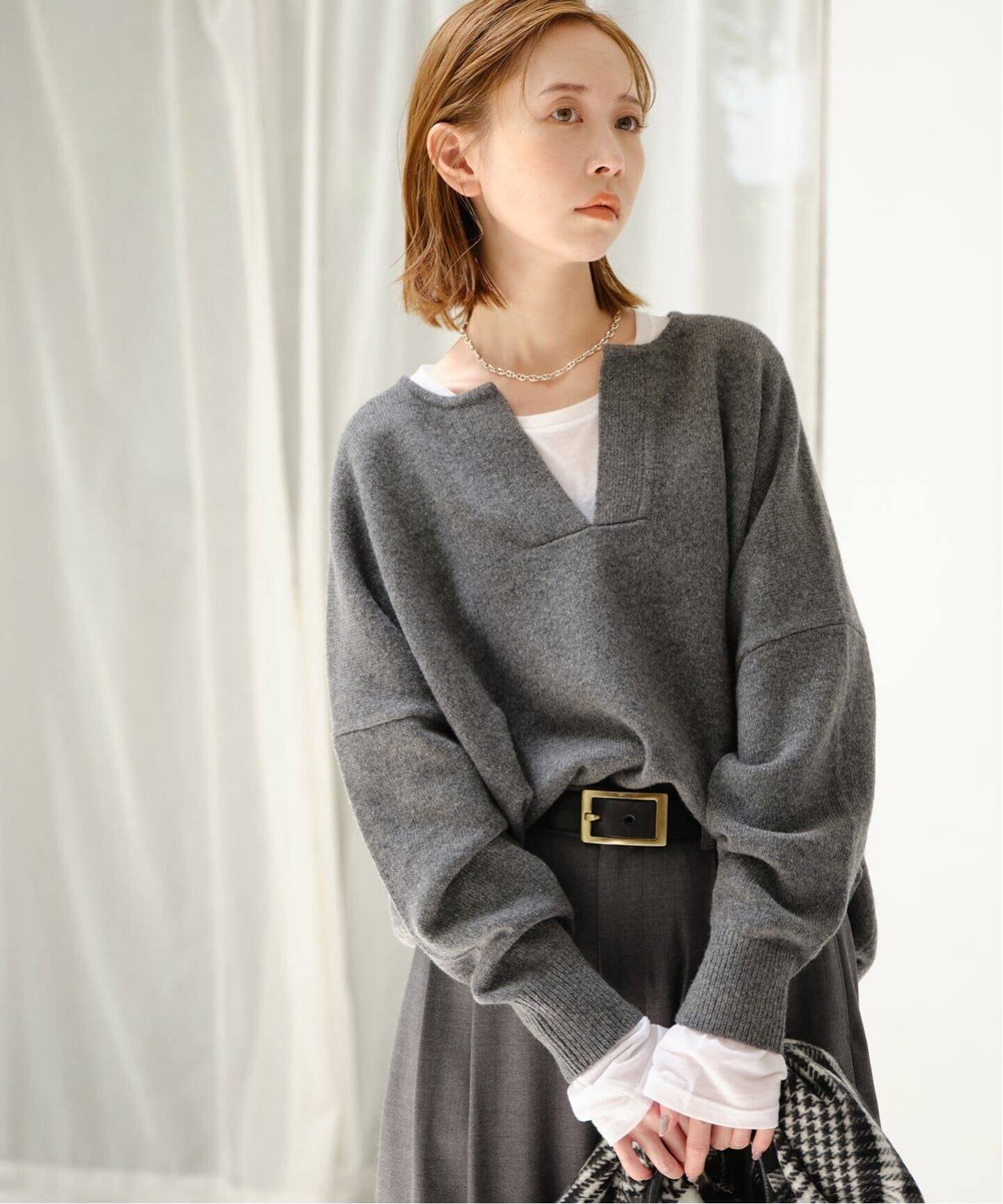 追加》MUSIC カフタンプルオーバー（ニット／セーター）｜JOURNAL