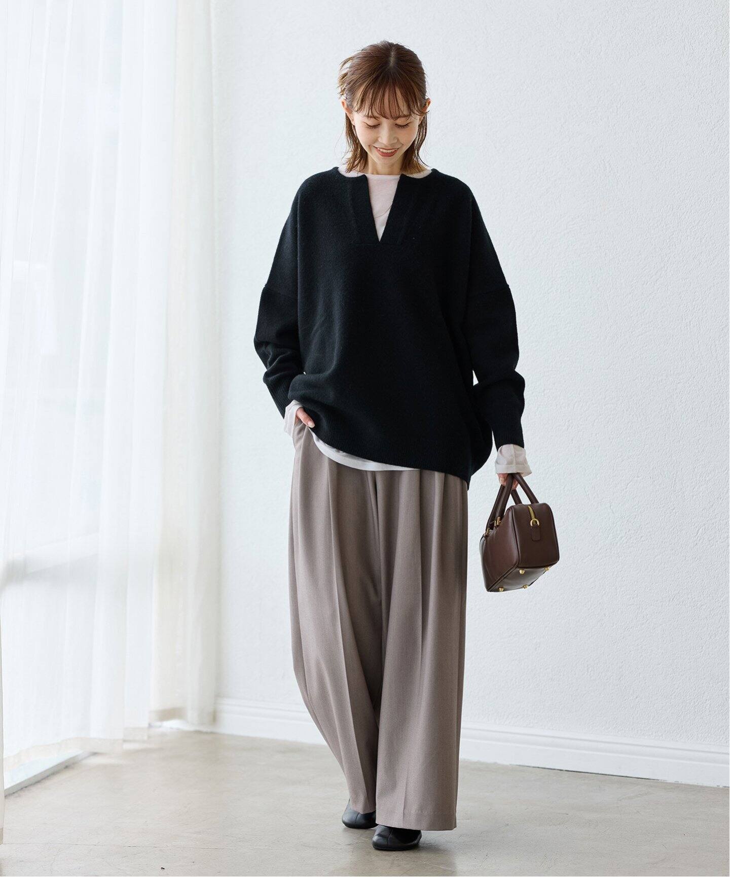 追加2》MUSIC カフタンプルオーバー（ニット／セーター）｜JOURNAL  