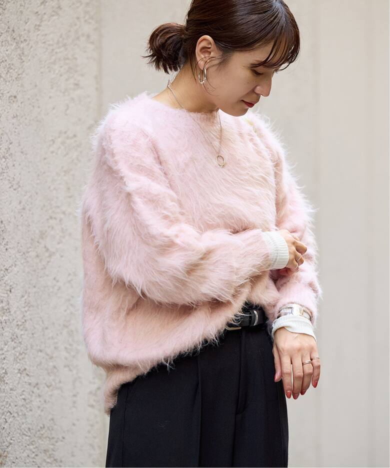 シャギークルーネックプルオーバー（ニット／セーター）｜JOURNAL  