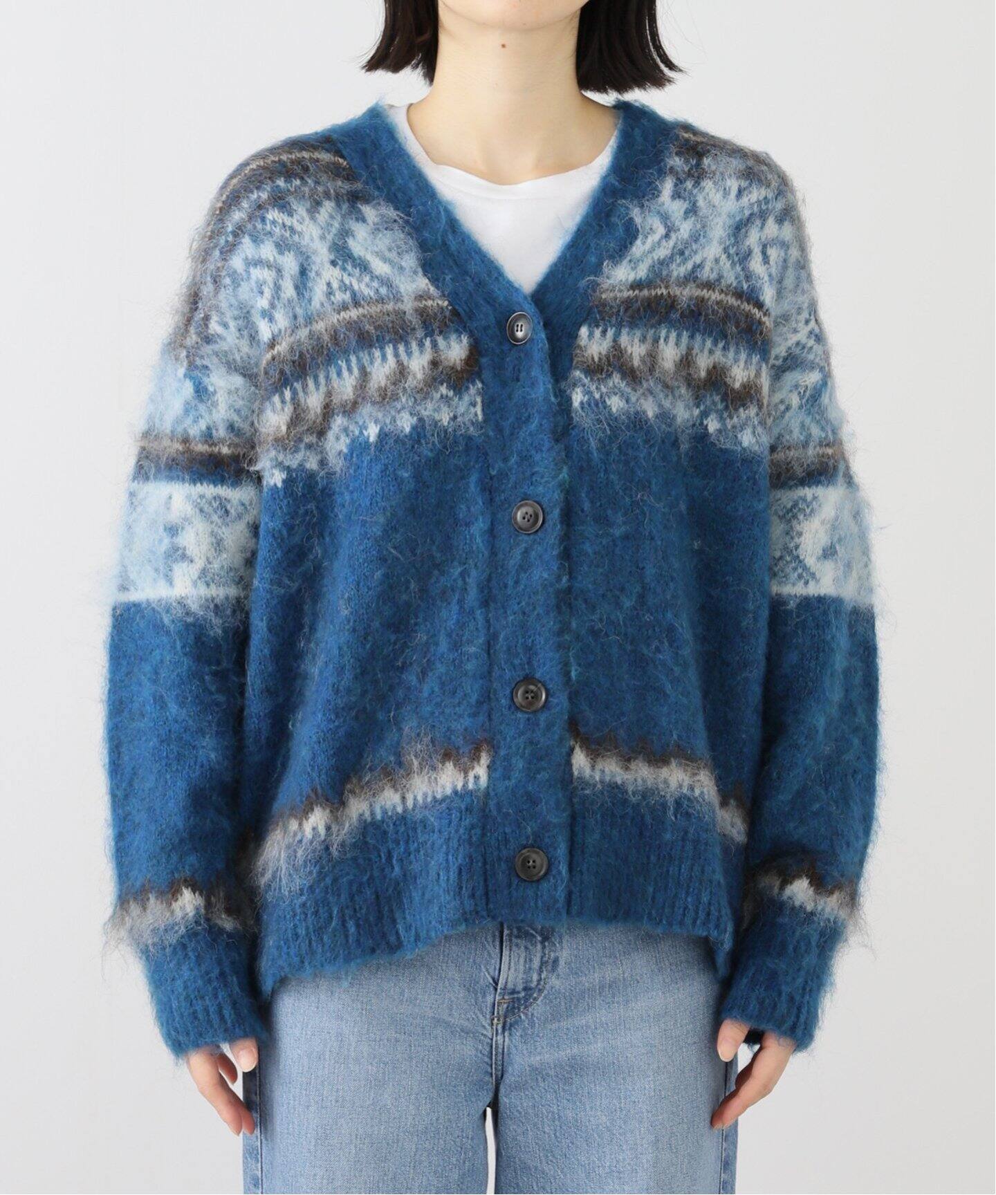 シャギージャガードカーディガン（カーディガン）｜JOURNAL STANDARD  