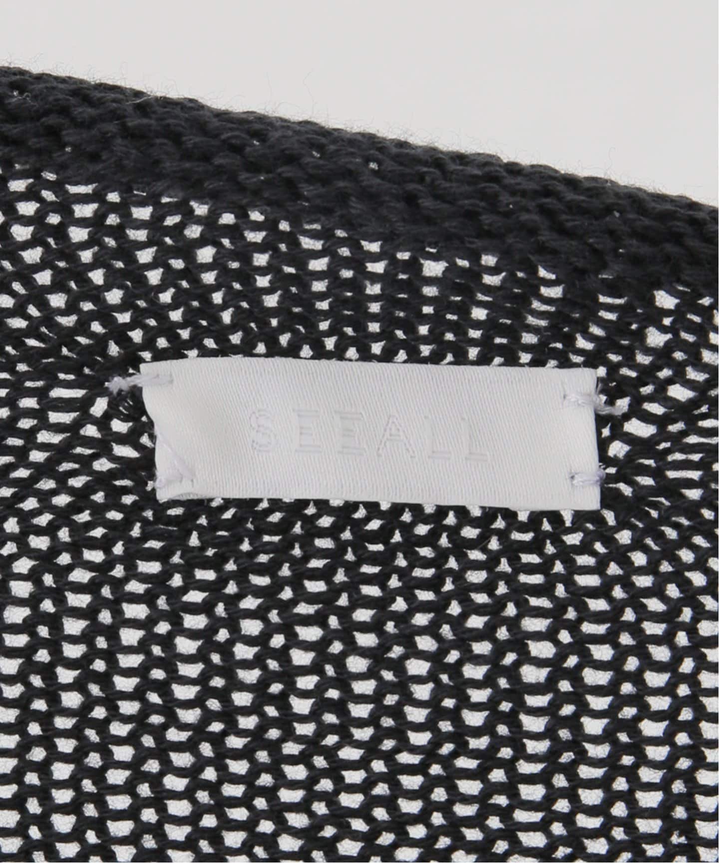 SEEALL/シーオール】 STRING TOP:ニットキャミソール（ニット