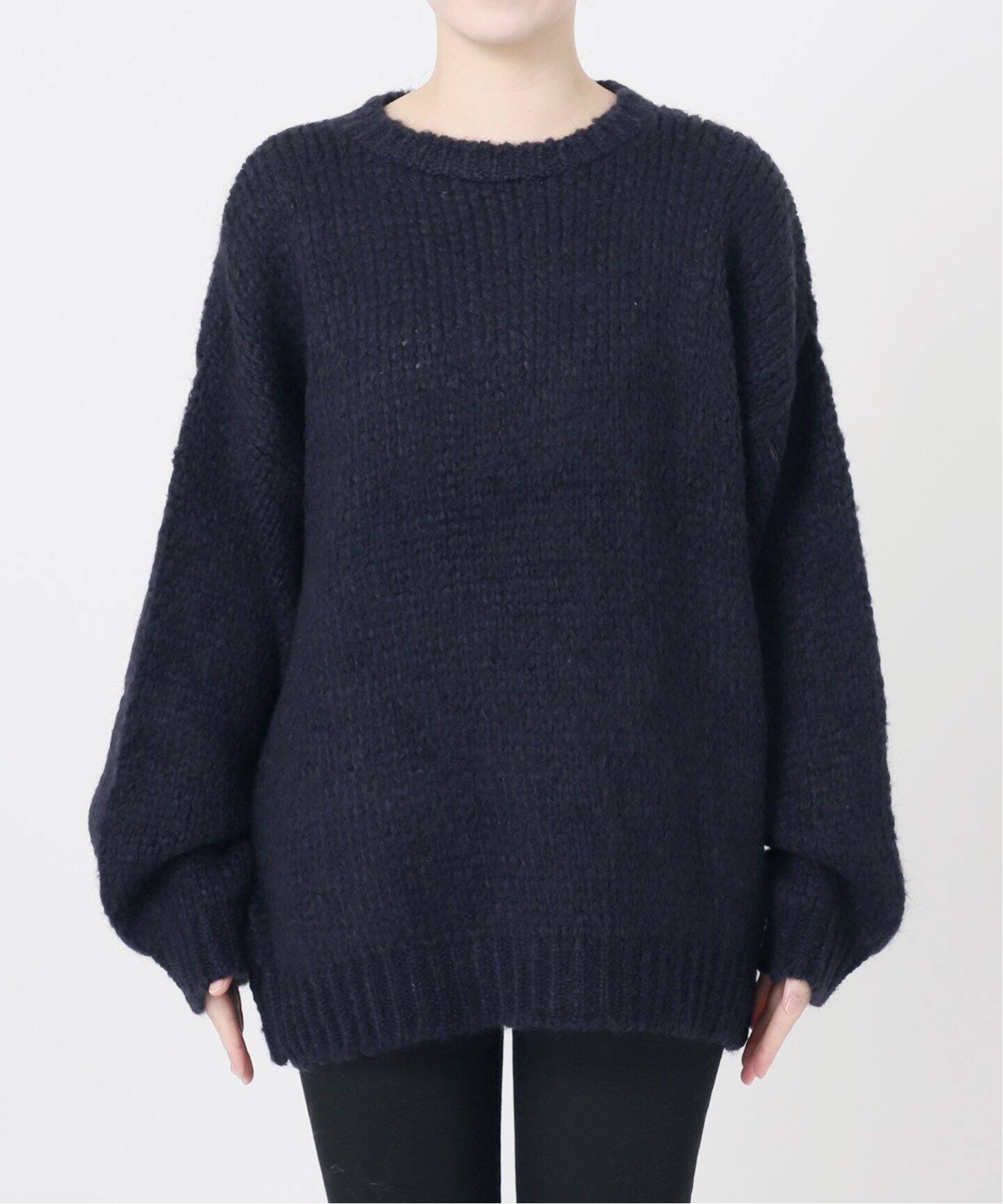 TRICOTS JEAN MARC/トリコット ジーン マルク】クルーネックニット 